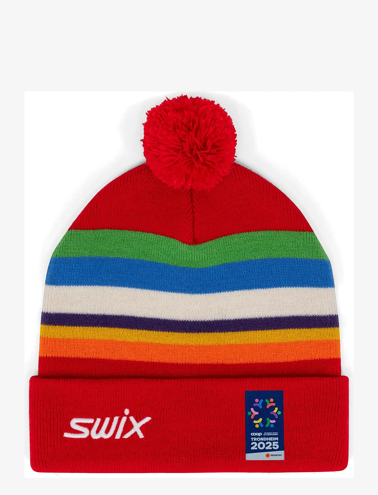 Swix - Trondheim Tradition Beanie - 99992-fiery red - 0