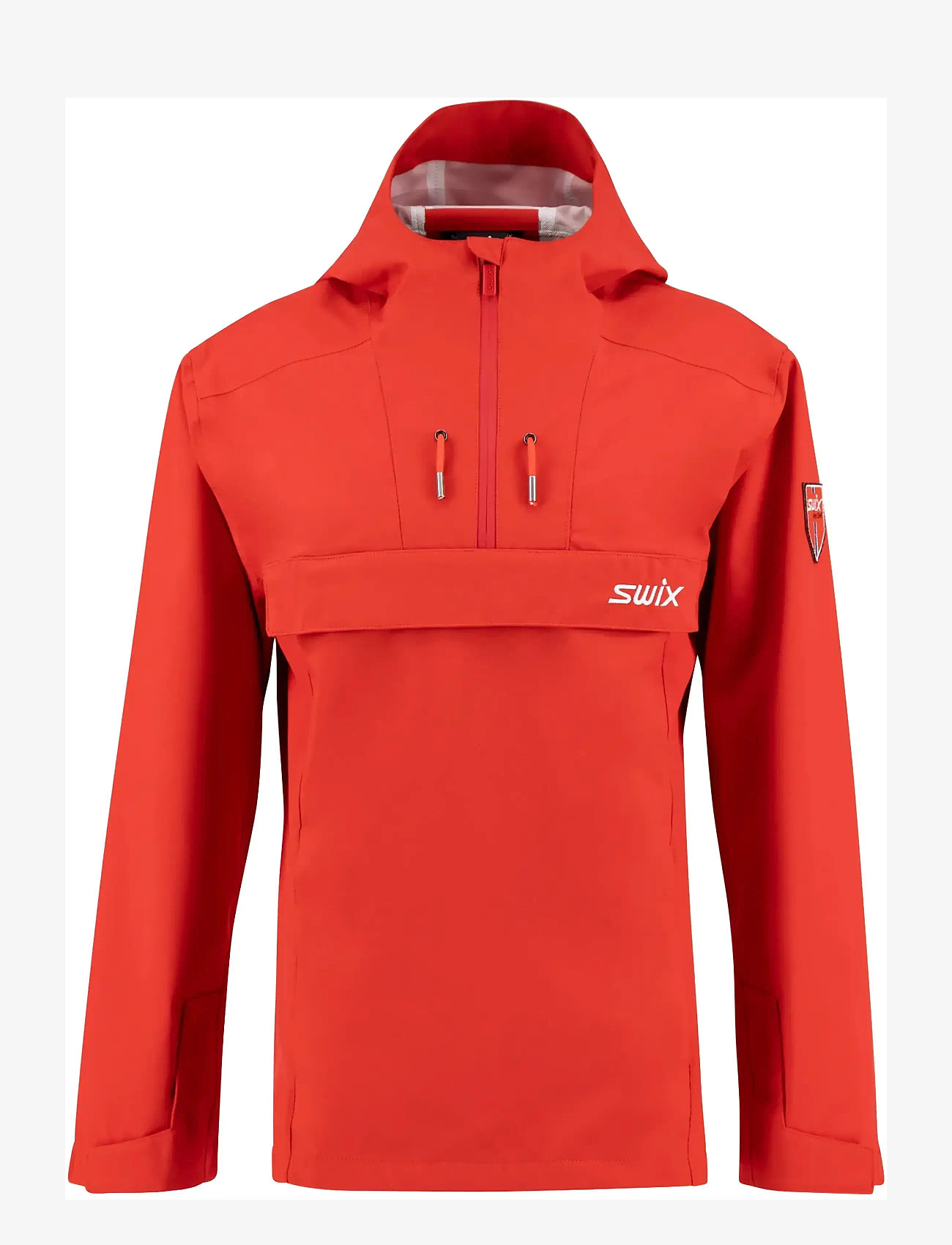 Swix - Blizzard Anorak M - anoraks - 94306-rhubarb red/swix red - 0