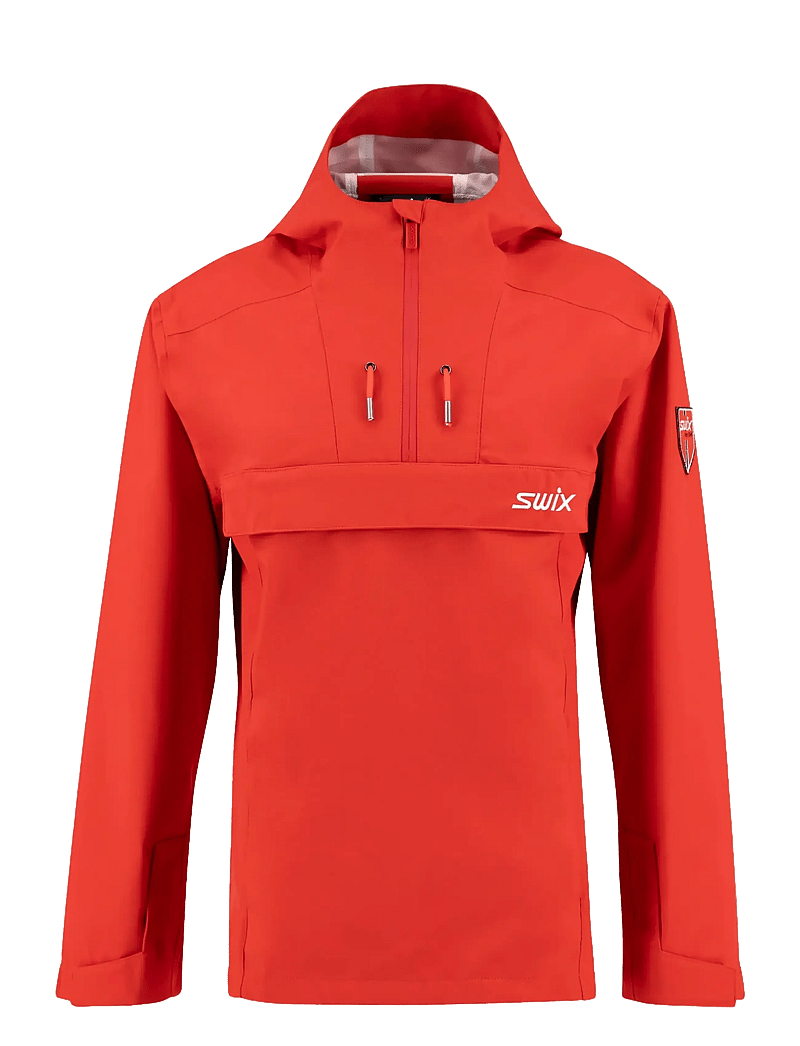Swix - Blizzard Anorak M - anoraks - 94306-rhubarb red/swix red - 0