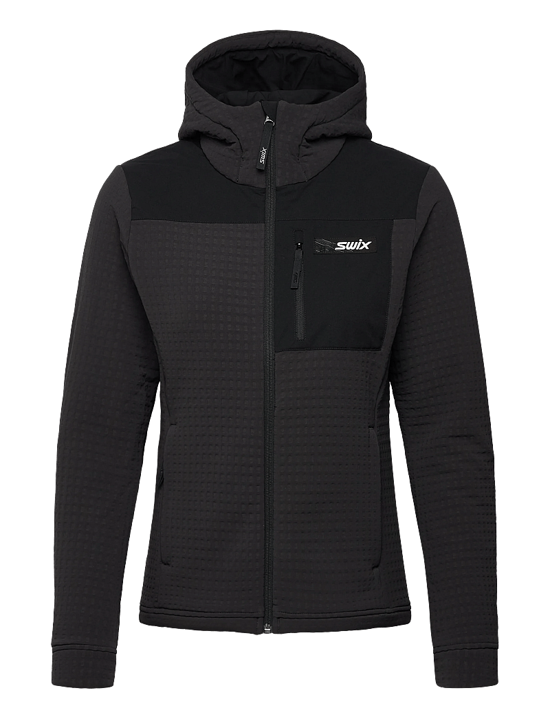 Swix - Surmount stormfleece hood jacket W - välijoped - 10000-black - 0