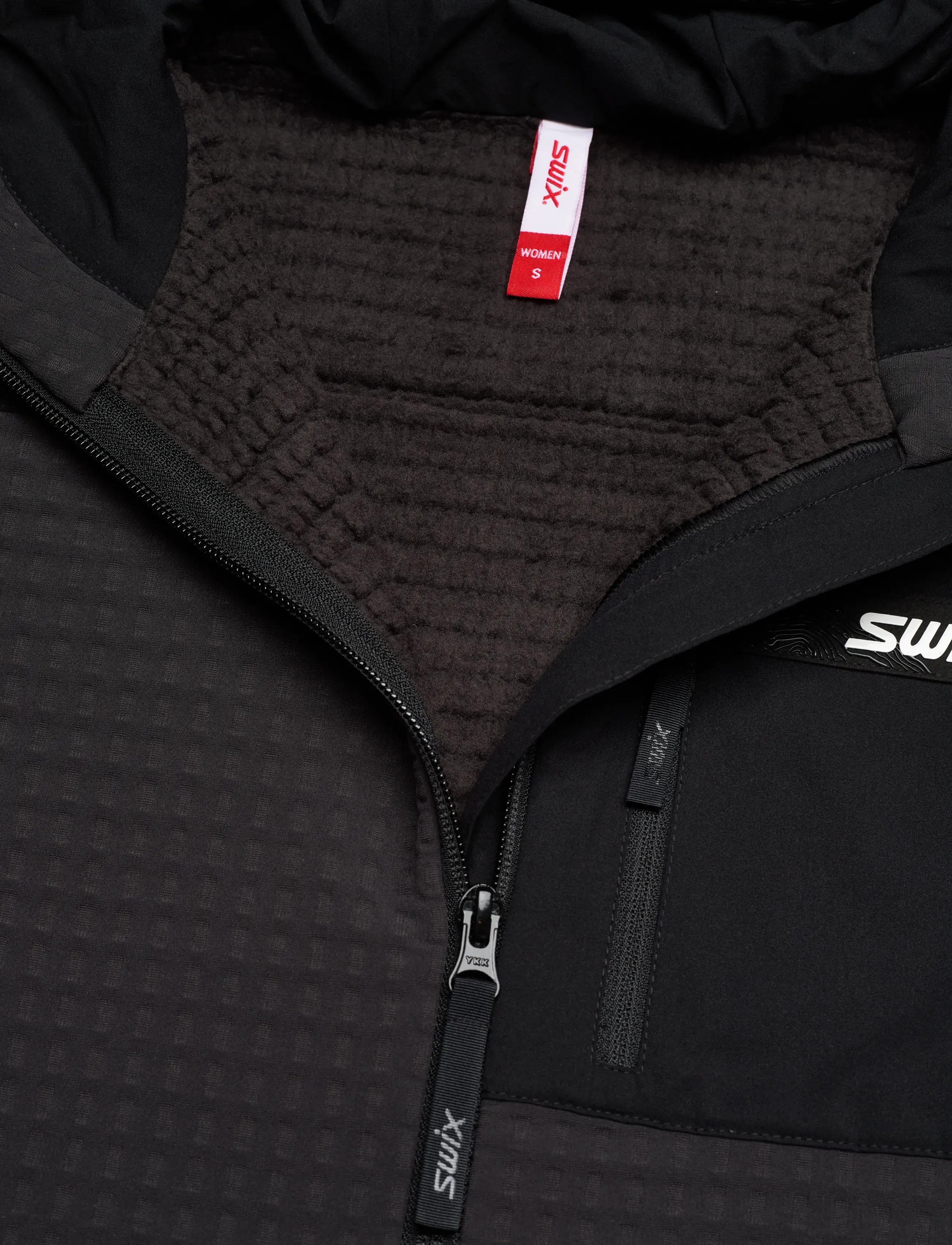 Swix - Surmount stormfleece hood jacket W - freizeitjacken - 10000-black - 2