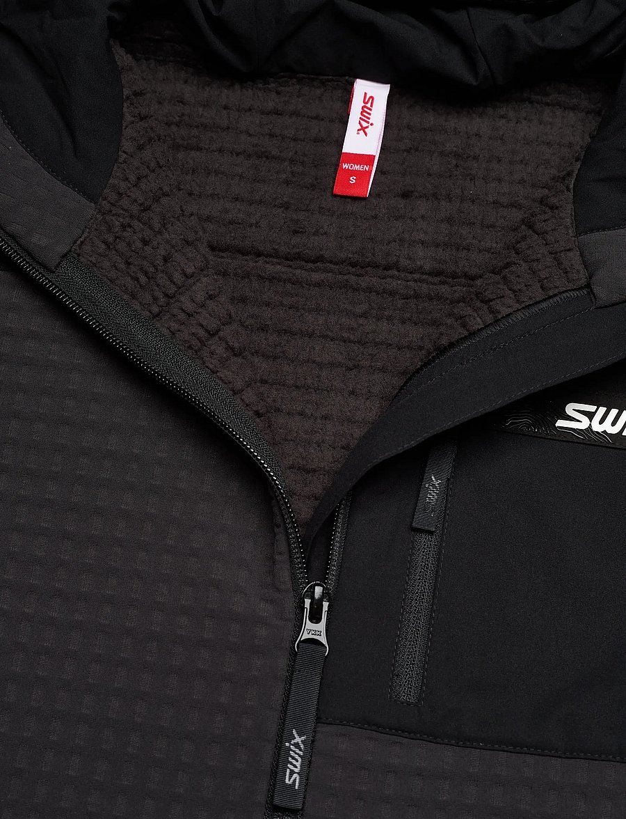 Swix - Surmount stormfleece hood jacket W - freizeitjacken - 10000-black - 2
