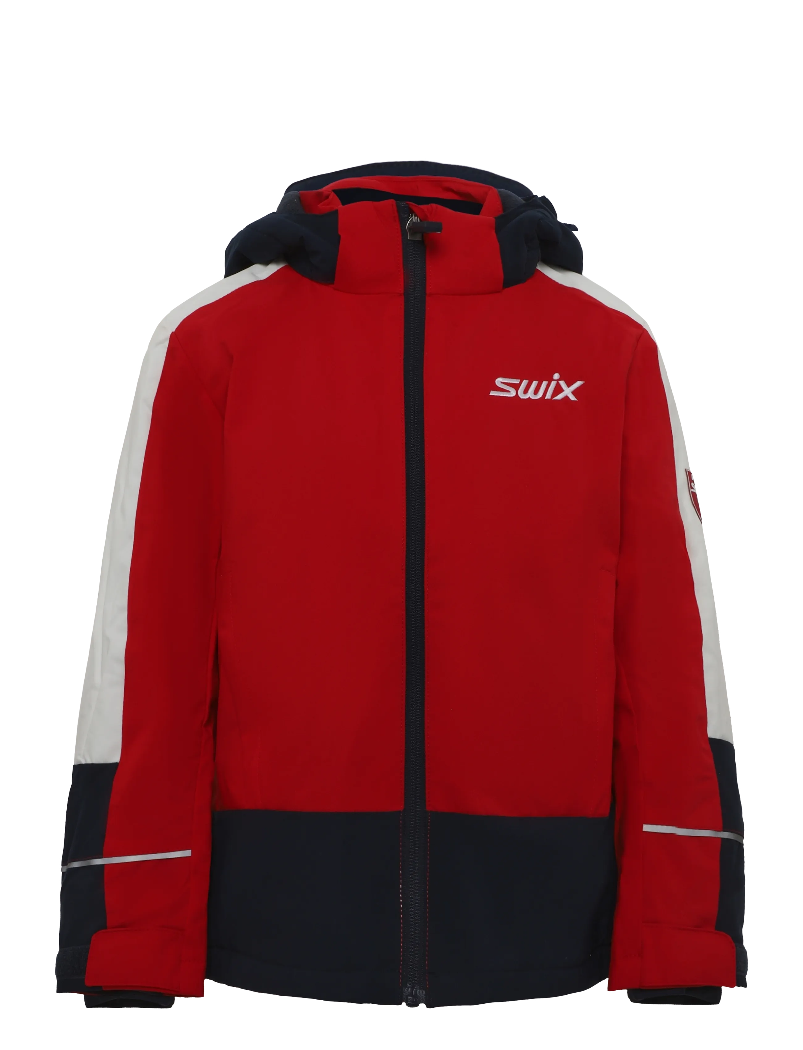 Swix Blizzard Hood Jacket Jr - Joped - SWIX RED / red