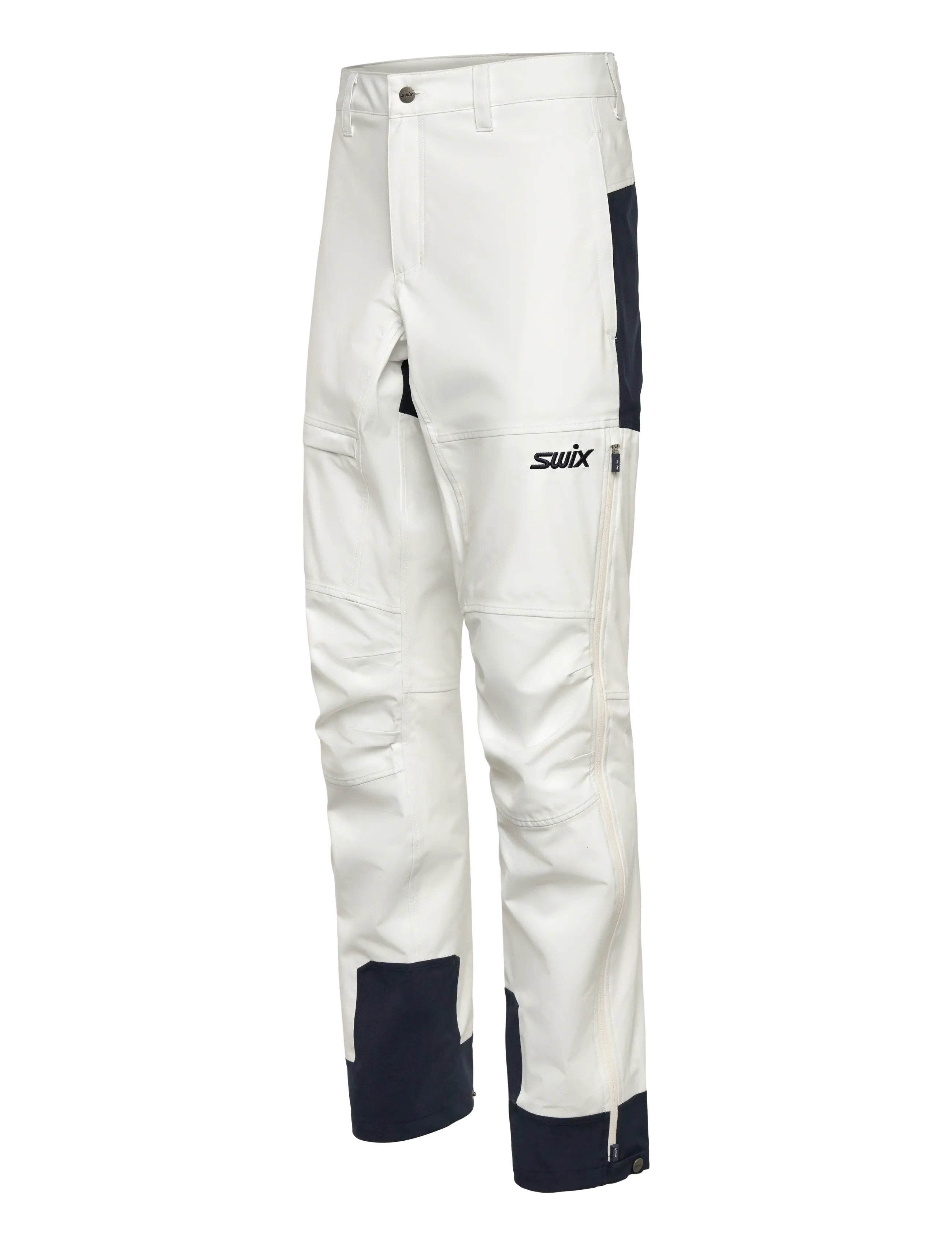 Swix - Blizzard Pants M - skiing pants - 00031-snow white/ dark navy - 2
