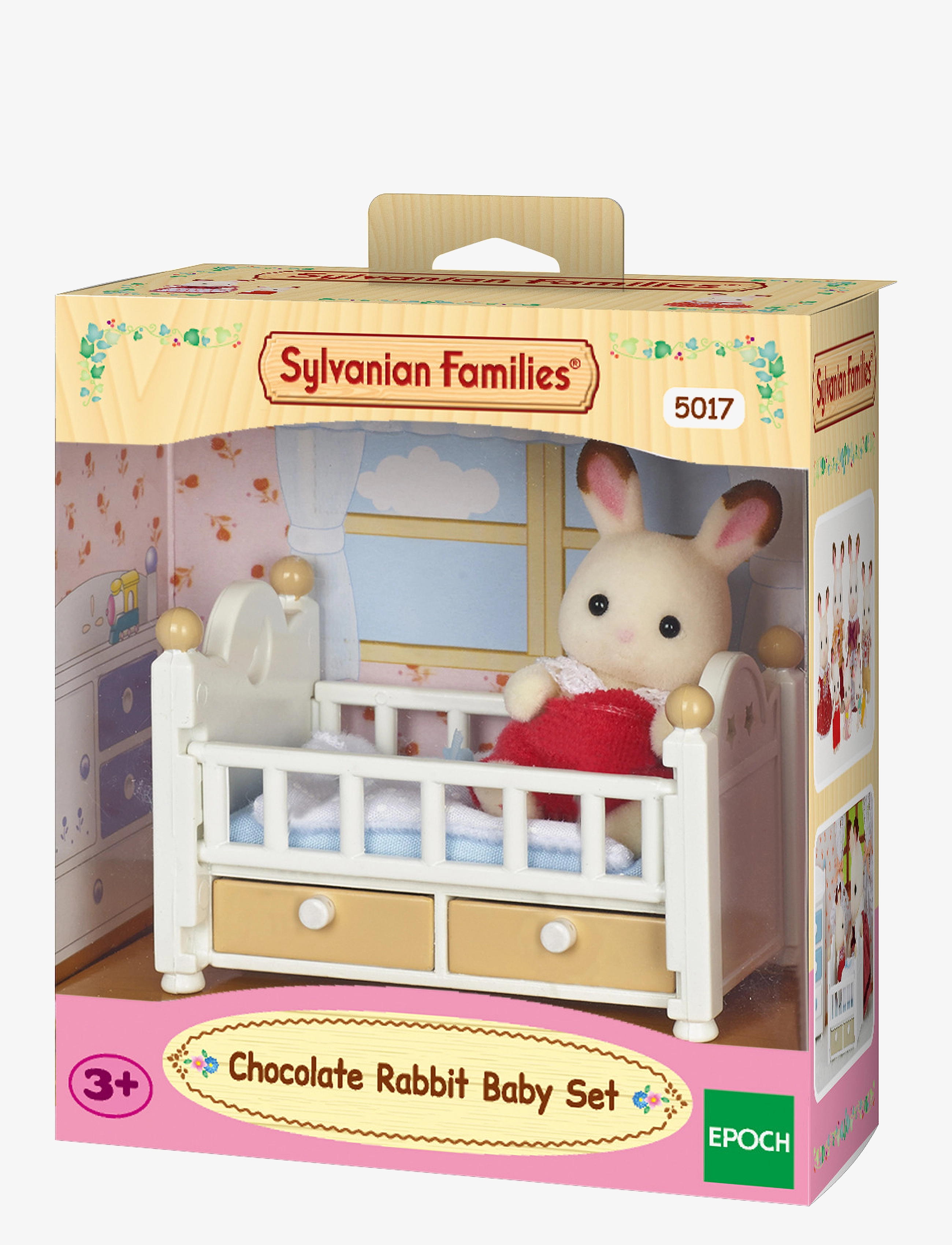 Sylvanian families Chocolate Rabbit Baby Set (Baby Bed) - Legetøj - MULTICOLOR / multi