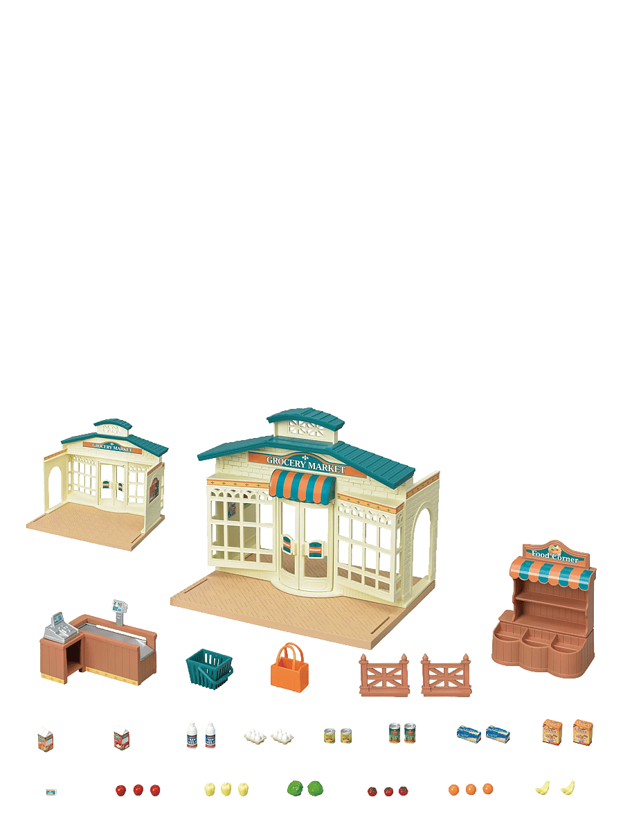 Sylvanian families - Grocery Market - legesæt - multicolor - 2