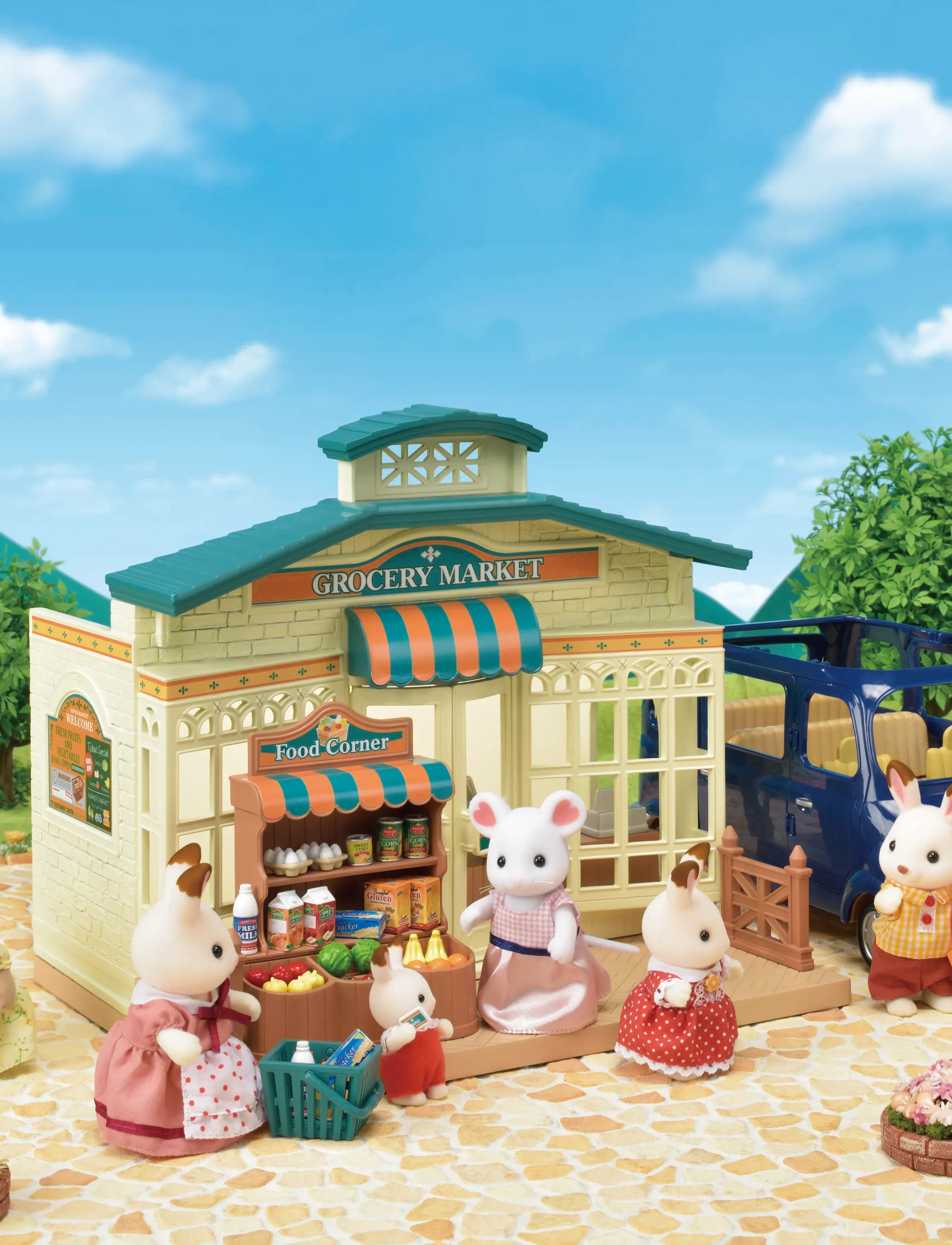 Sylvanian families - Grocery Market - legesæt - multicolor - 4