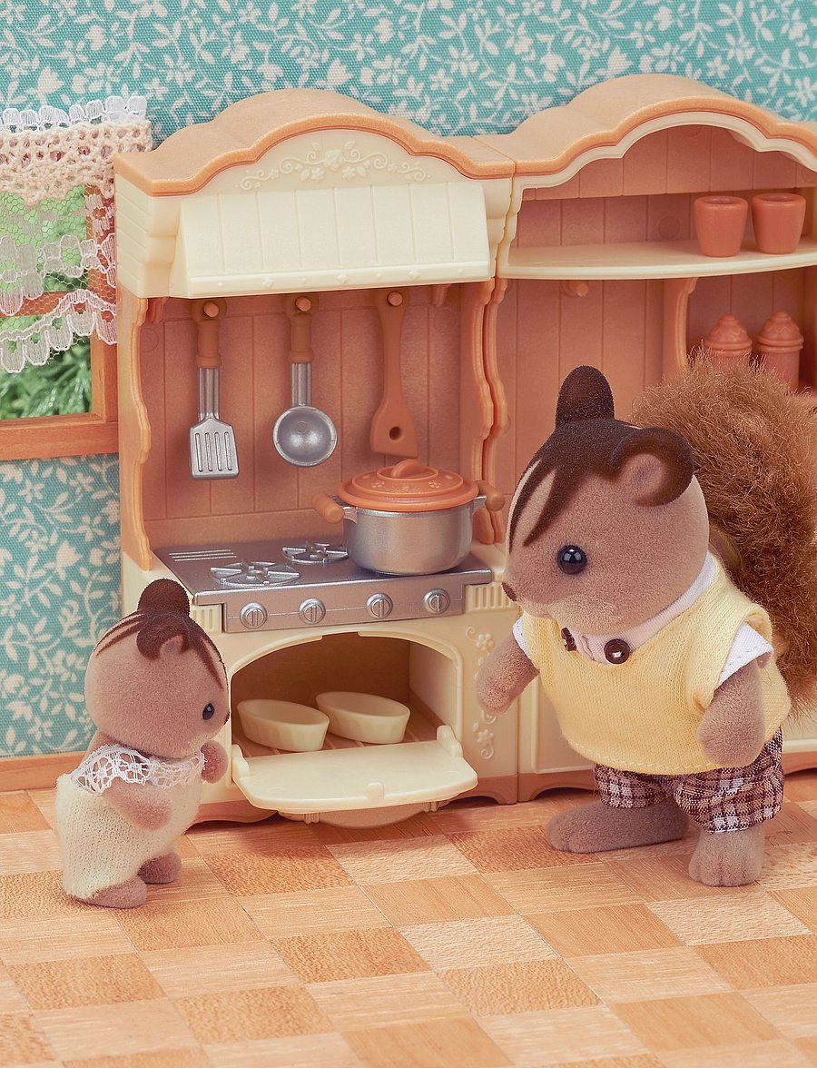 Sylvanian families - Kitchen Play Set - legesæt - multicolor - 0