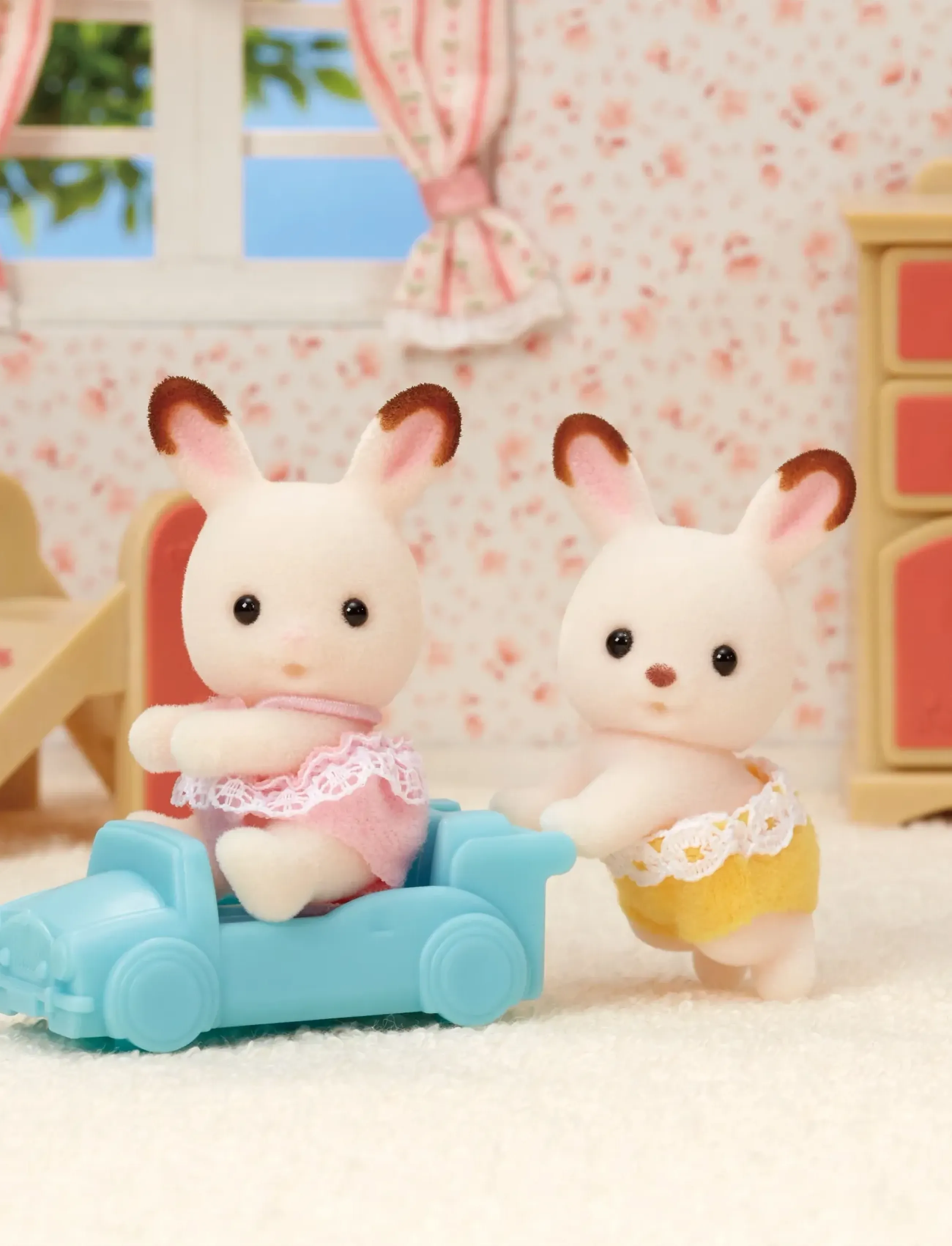 Sylvanian families - Chocolate Rabbit Twins (New) - leikkisetit - multicolor - 2