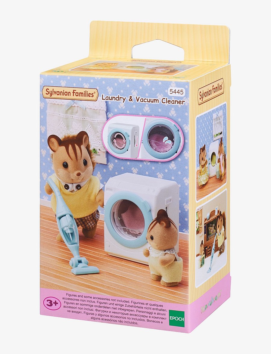 Sylvanian families - Laundry & Vacuum Cleaner - legesæt - multicolor - 1