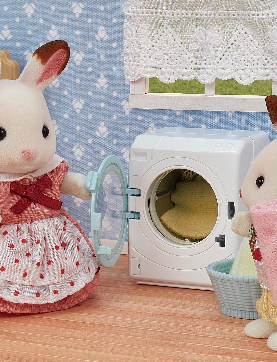 Sylvanian families - Laundry & Vacuum Cleaner - legesæt - multicolor - 2