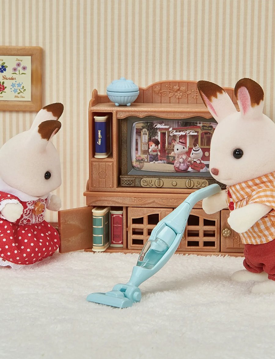 Sylvanian families - Laundry & Vacuum Cleaner - legesæt - multicolor - 3