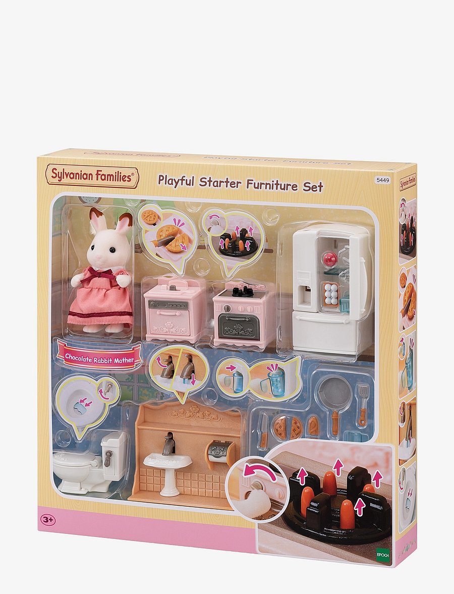 Sylvanian families - Playful Starter Furniture Set - leikfangasett & fígúrur - multicolor - 1