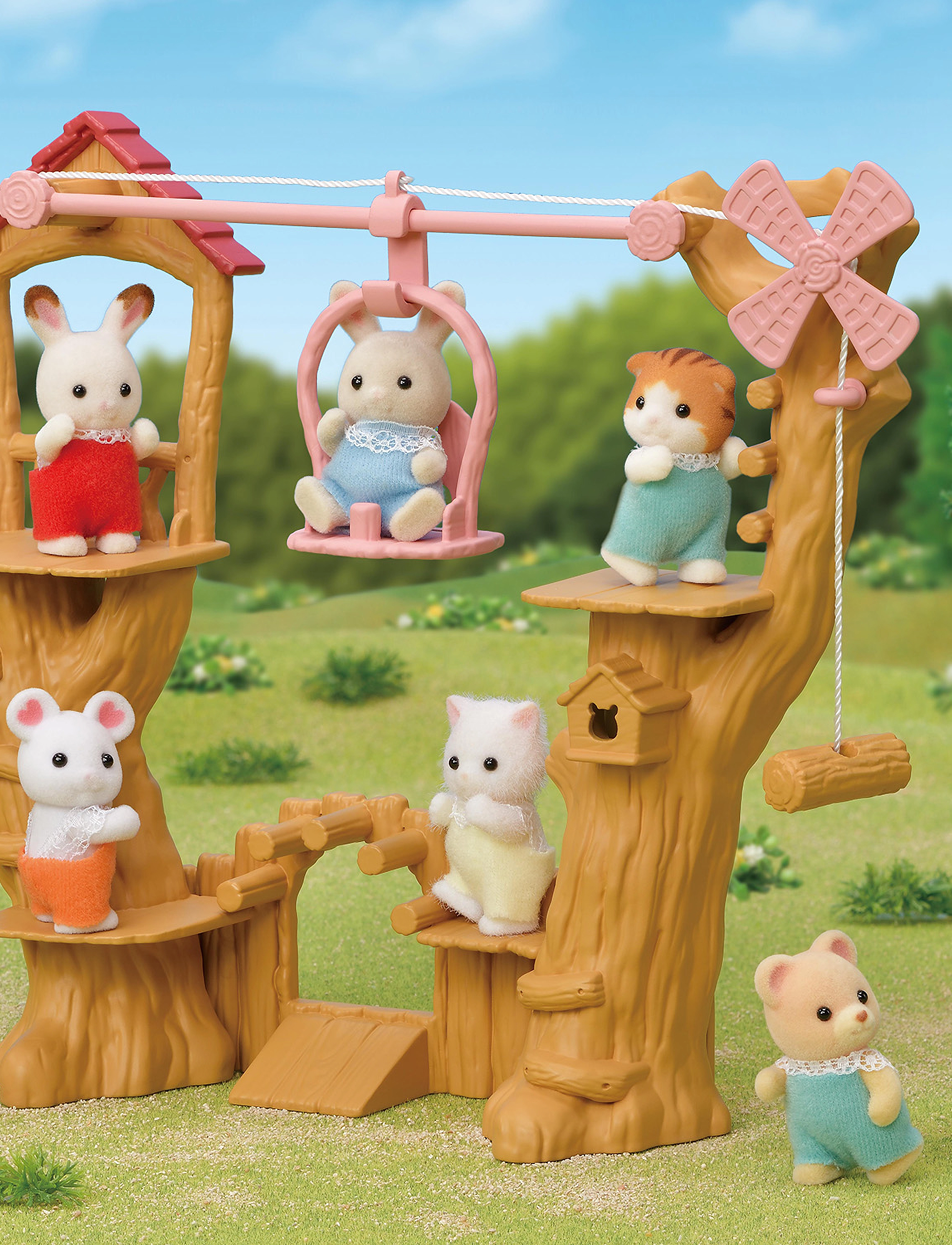 Sylvanian families - Baby linbana - leksakssets & figurer - multicolor - 3