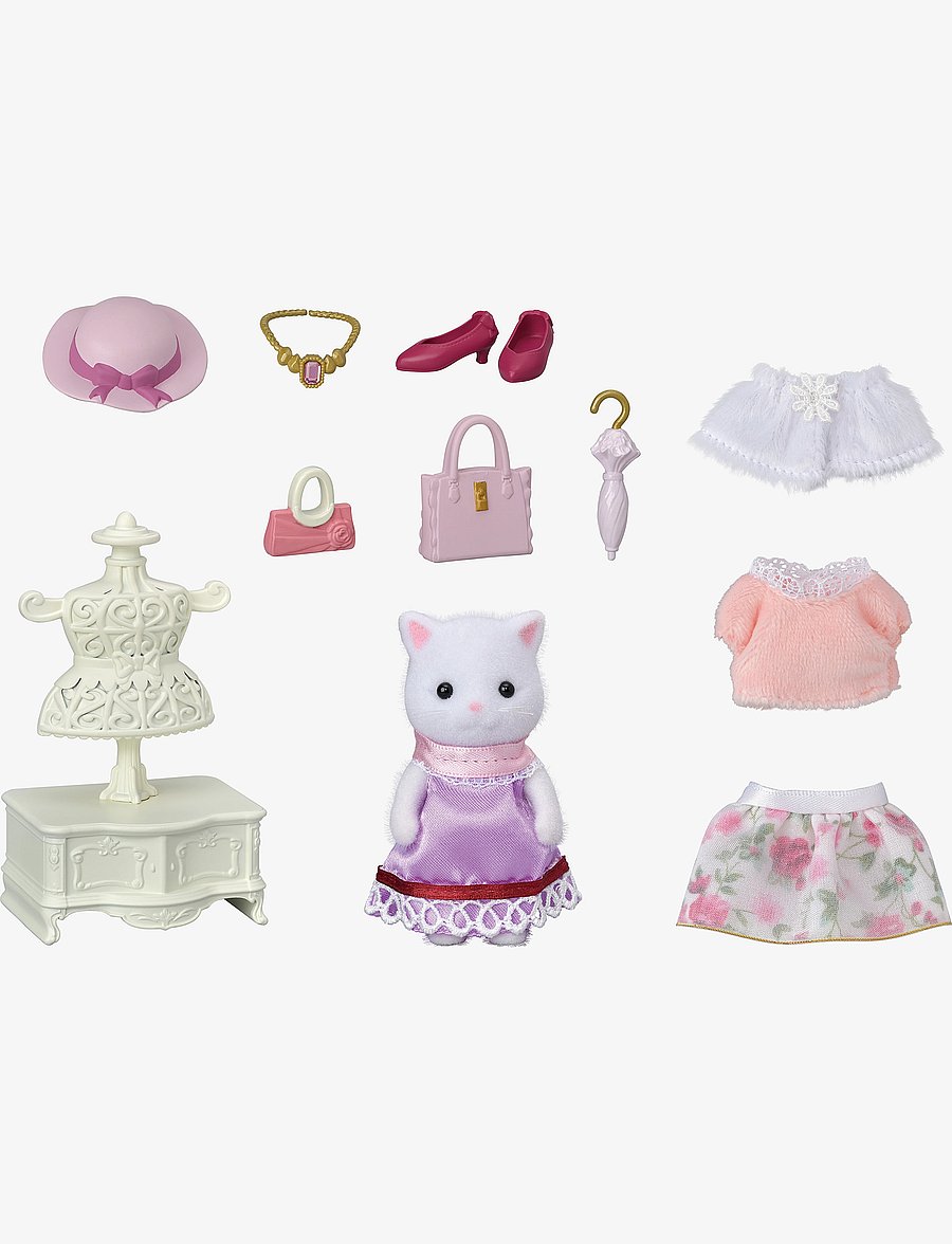 Sylvanian families - Fashion Play Set Town Girl Series - Persian Cat- - legesæt - mixed - 1