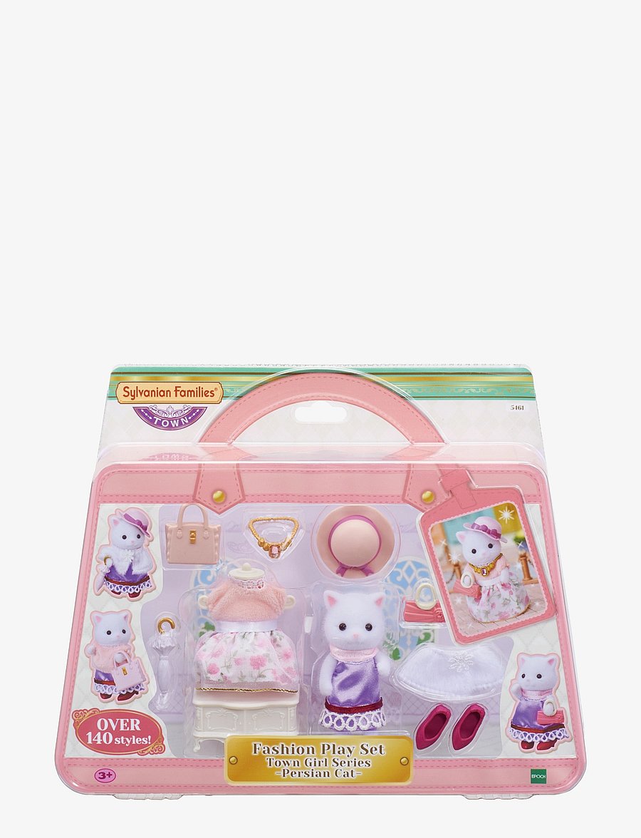 Sylvanian families - Fashion Play Set Town Girl Series - Persian Cat- - legesæt - mixed - 2