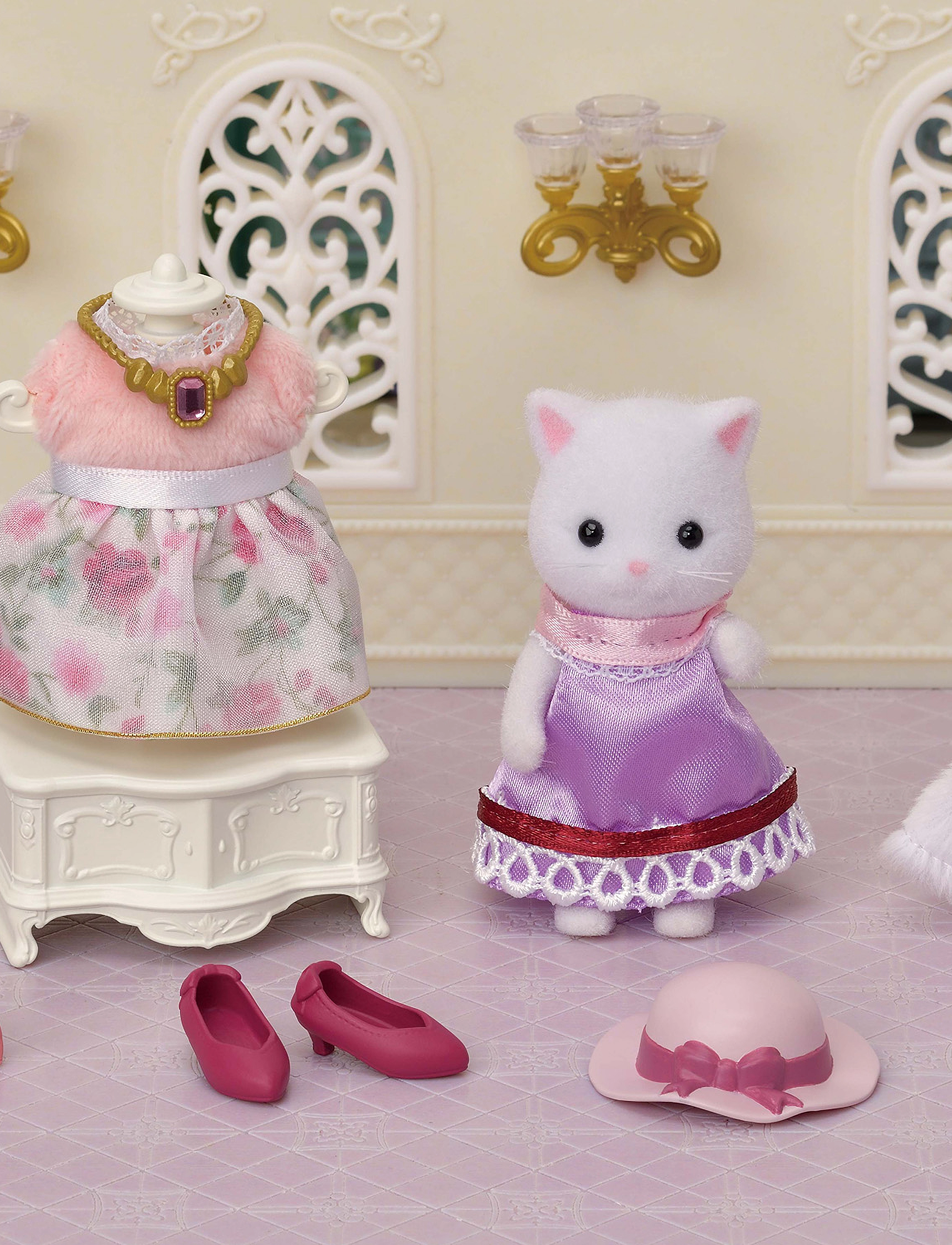 Sylvanian families - Fashion Play Set Town Girl Series - Persian Cat- - legesæt - mixed - 4