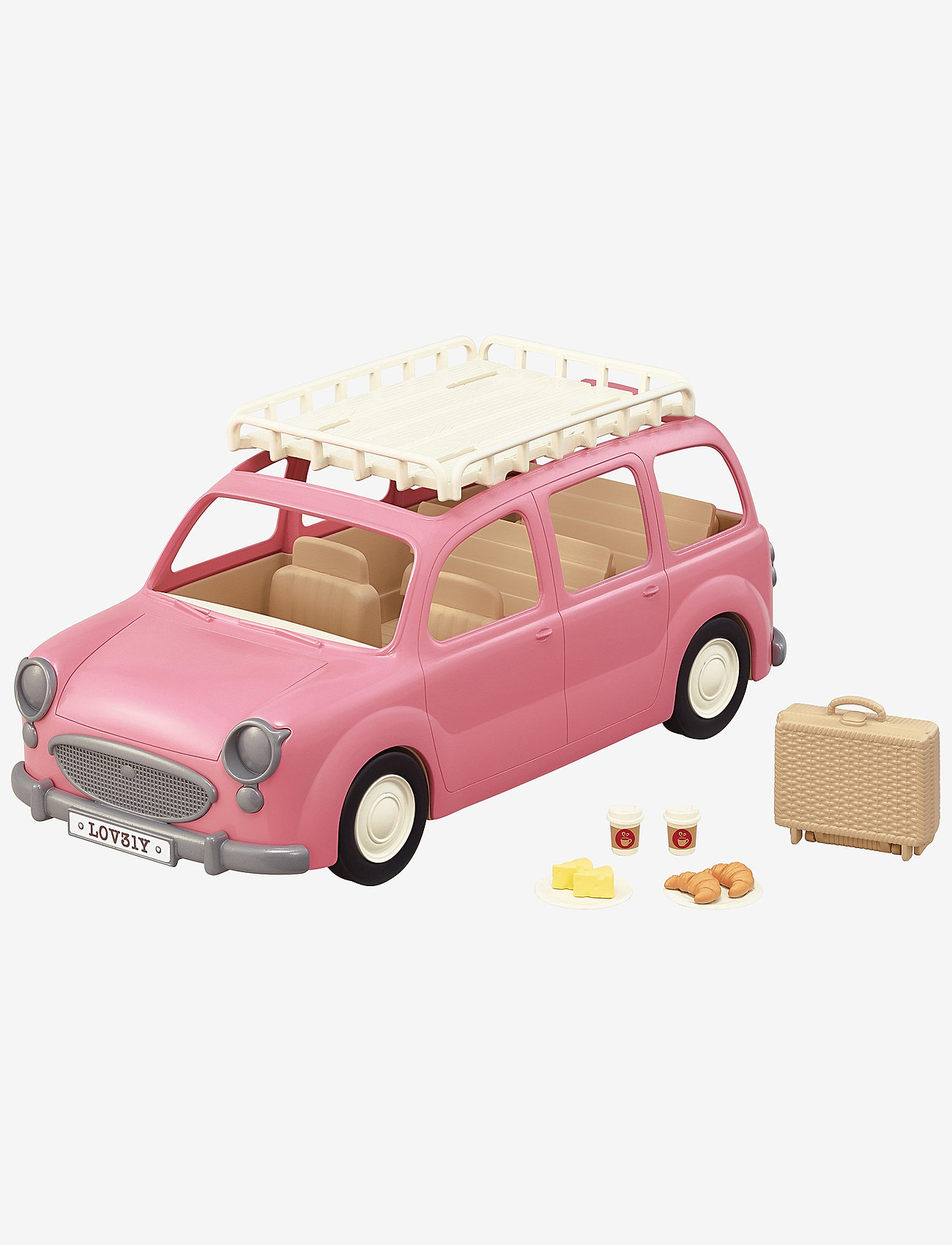 Sylvanian families - Familjebil - rosa - play sets - multicolor - 2