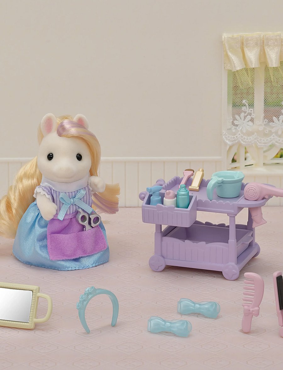 Sylvanian families - Pony´s Hair Stylist Set - legesæt - multicolor - 3