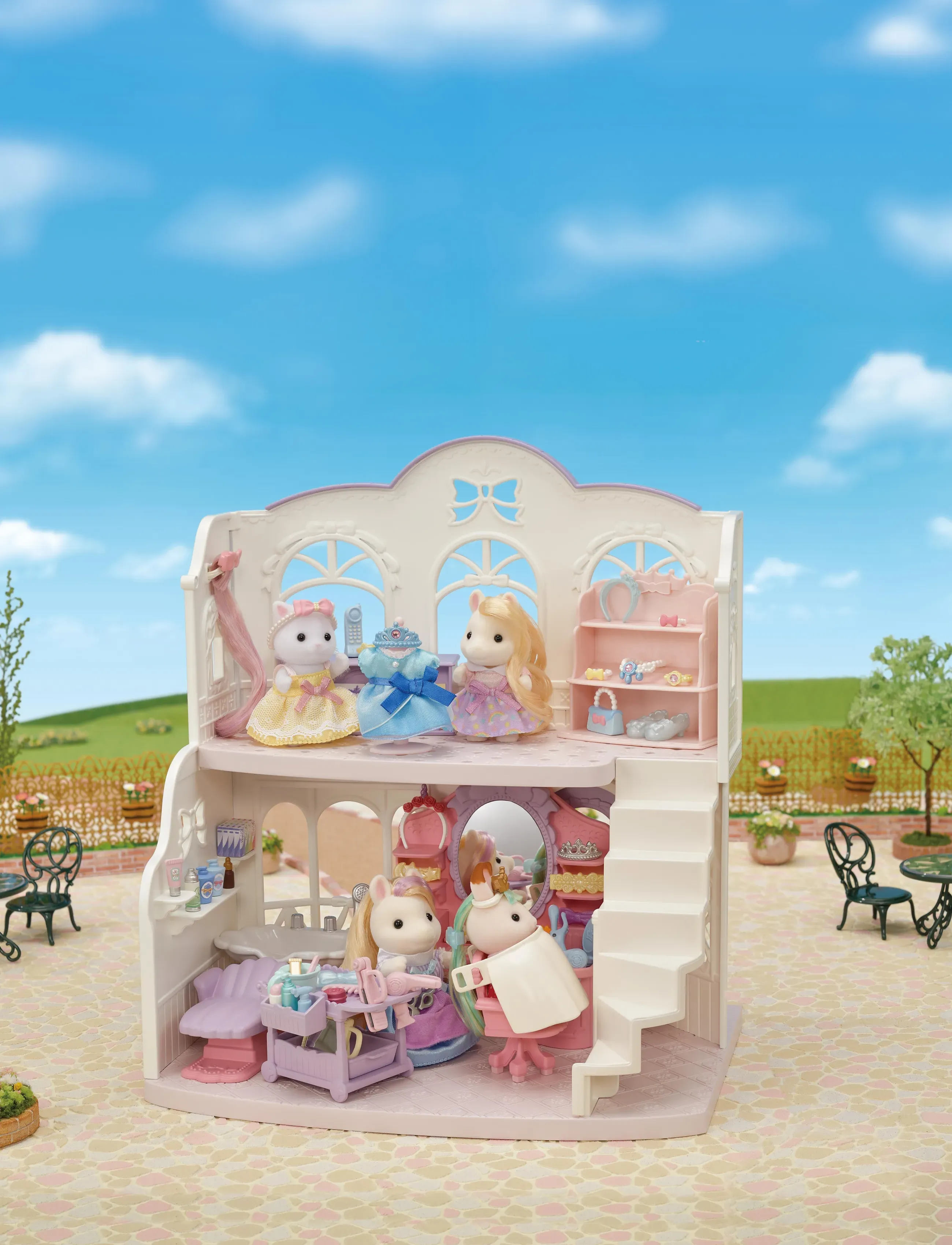 Sylvanian families - Pony´s Hair Stylist Set - legesæt - multicolor - 4