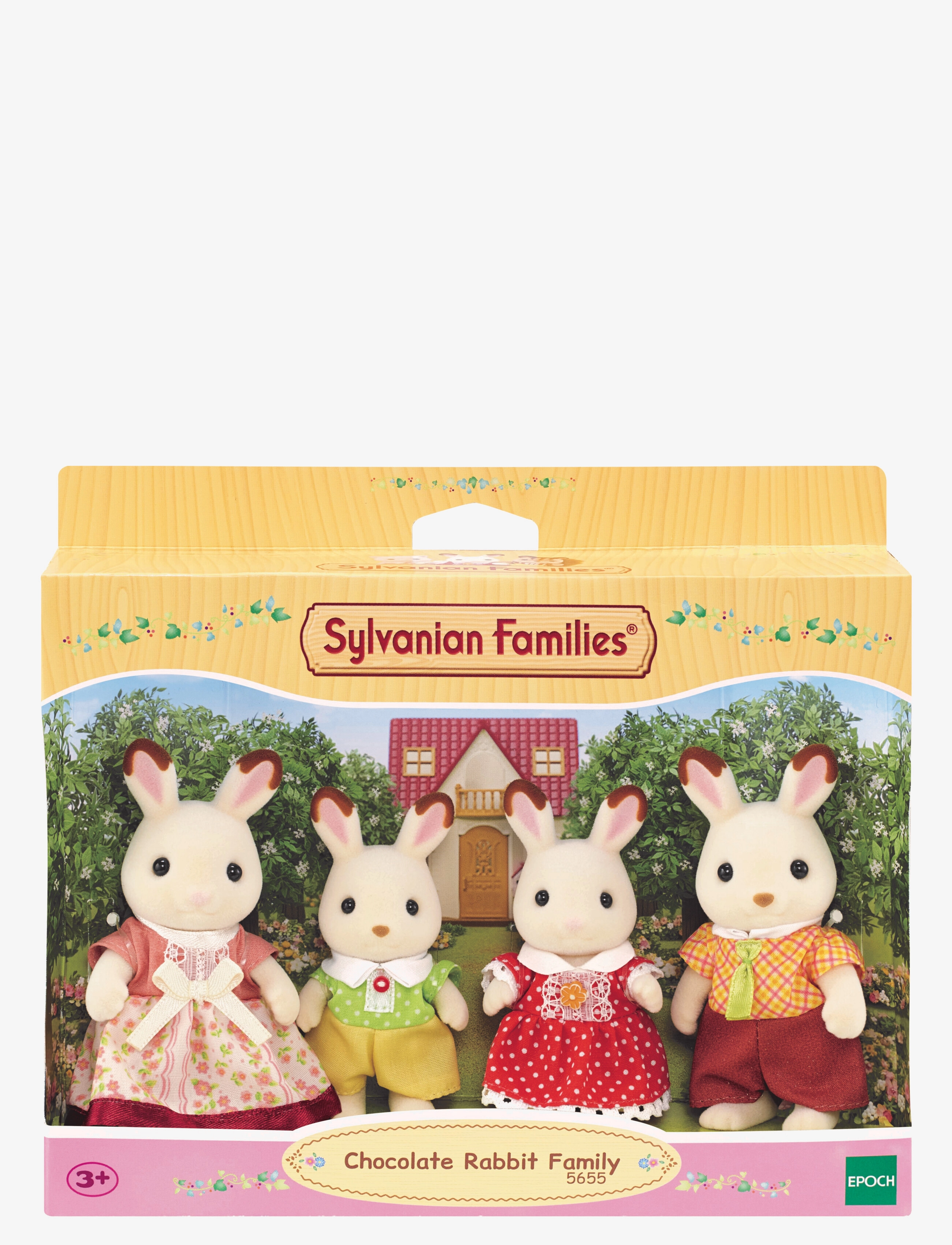 Sylvanian families - Chocolate Rabbit Family (New) - lelusetit & figuurit - multicolor - 1