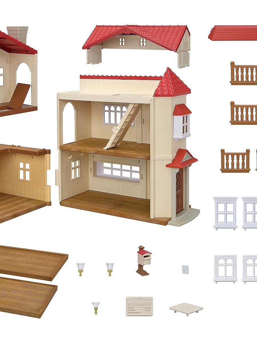Sylvanian families - Red roof country home - dúkkuhús - mixed - 0