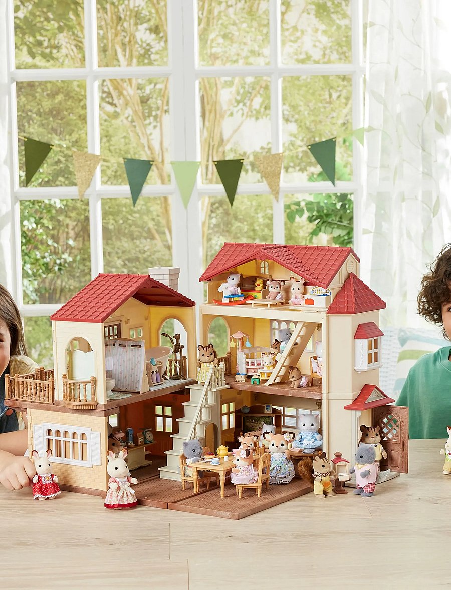 Sylvanian families - Red roof country home - dúkkuhús - mixed - 5