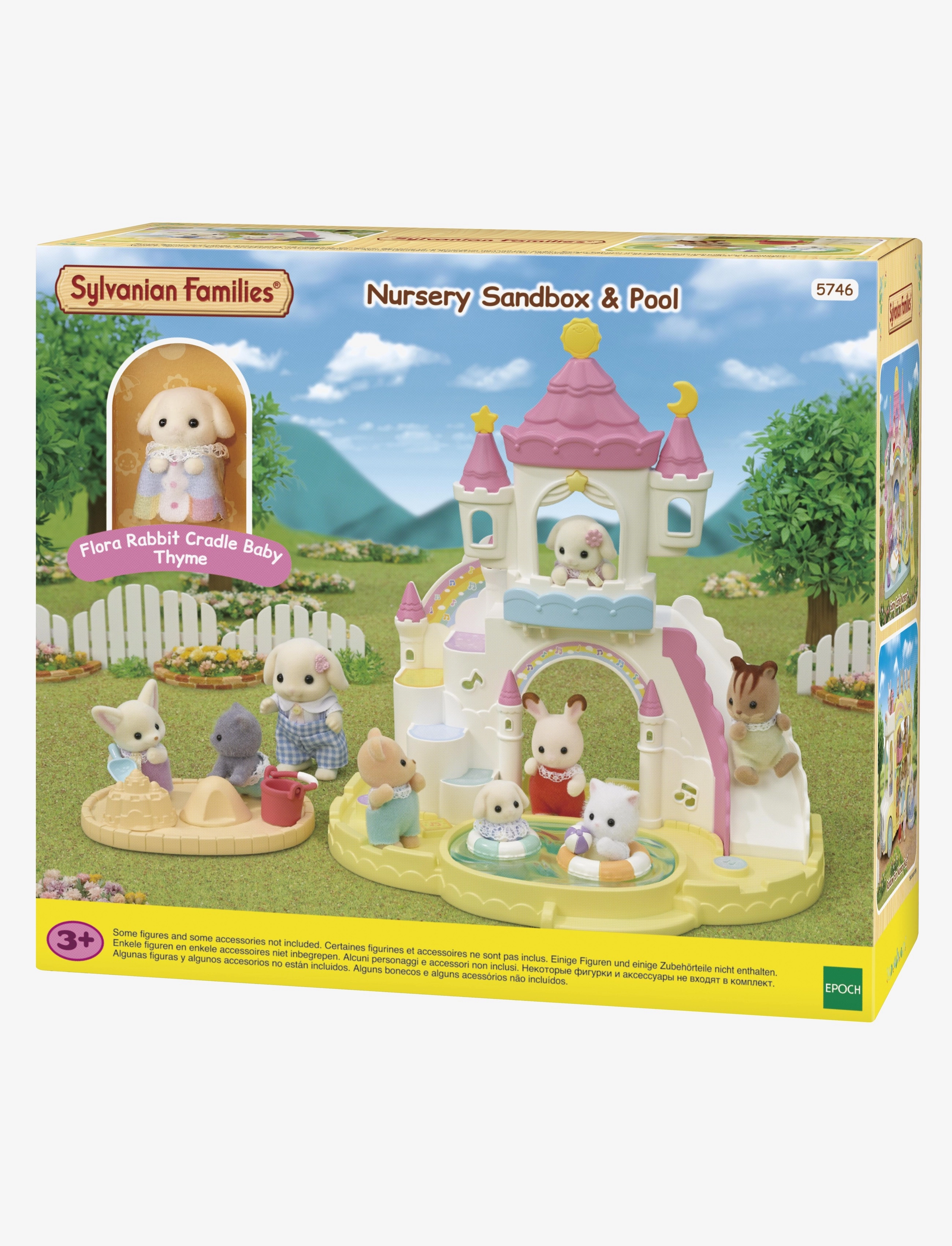 Sylvanian families Nursery Sandbox & Pool, Børn, Play Sæt, Multi/mønstret, Str: ONE SIZE