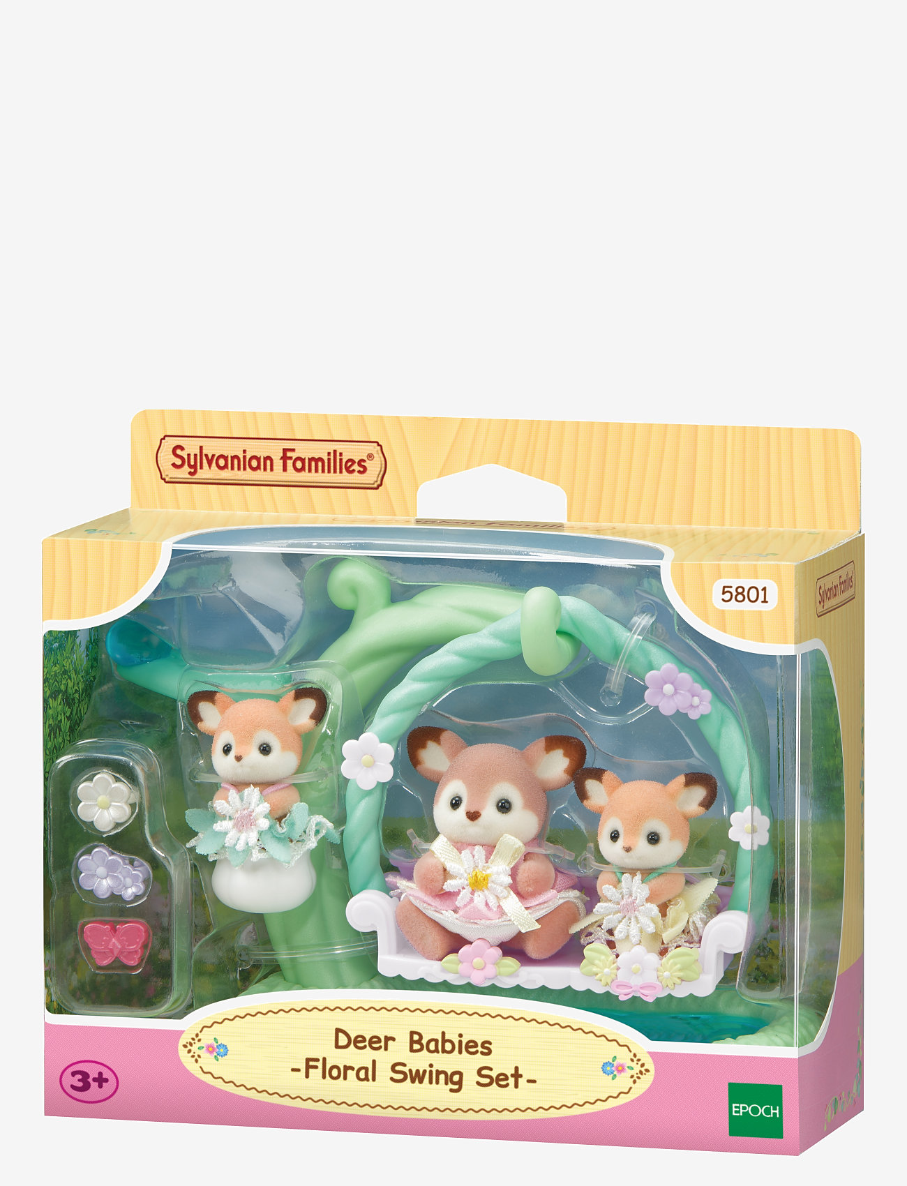 Sylvanian families - Deer Babies -Floral Swing Set- - leikkisetit - mixed - 1