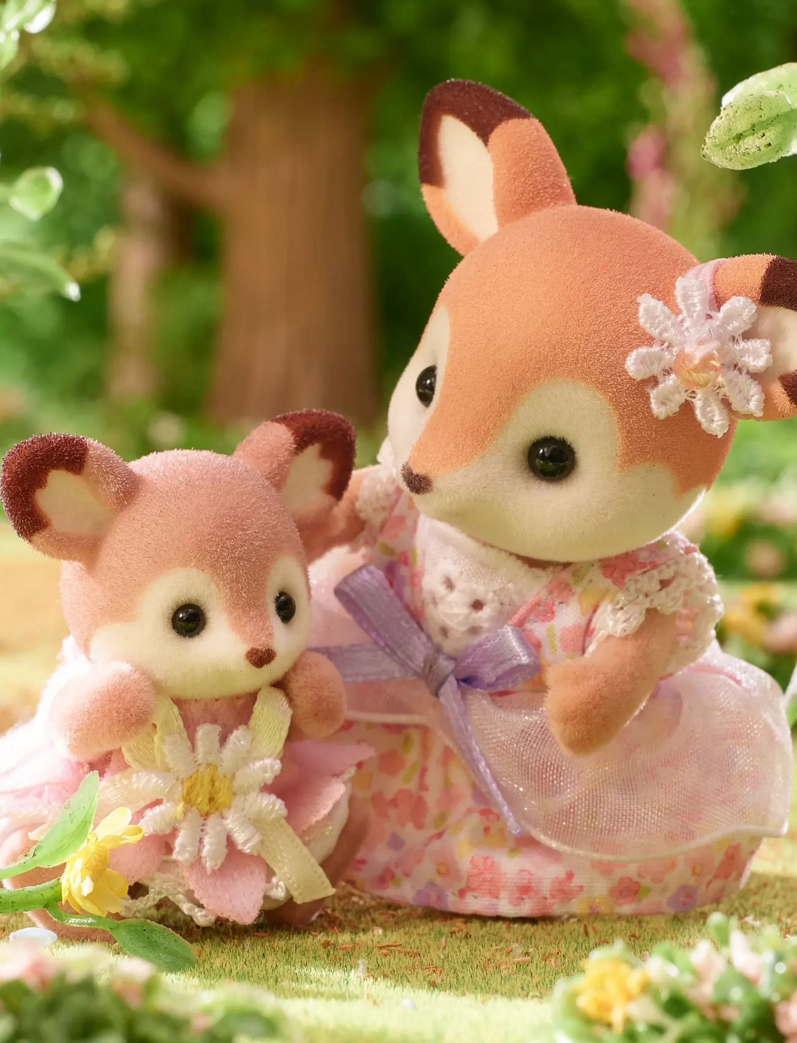 Sylvanian families Deer Babies -Floral Swing Set-, Børn, Play Sæt, Multi/mønstret, Str: ONE SIZE