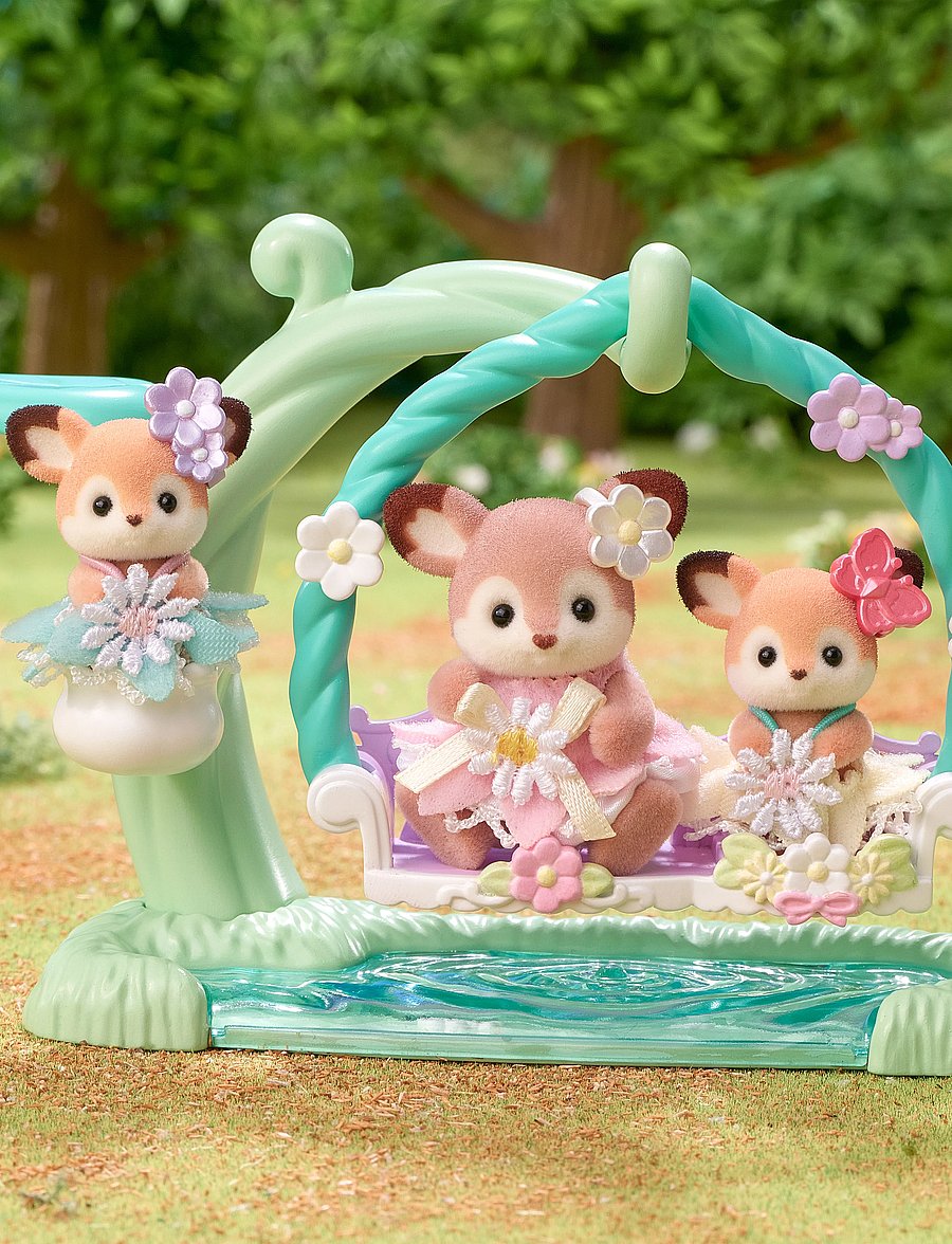 Sylvanian families - Hjort bebisen - Blomgungan - lekset - mixed - 3