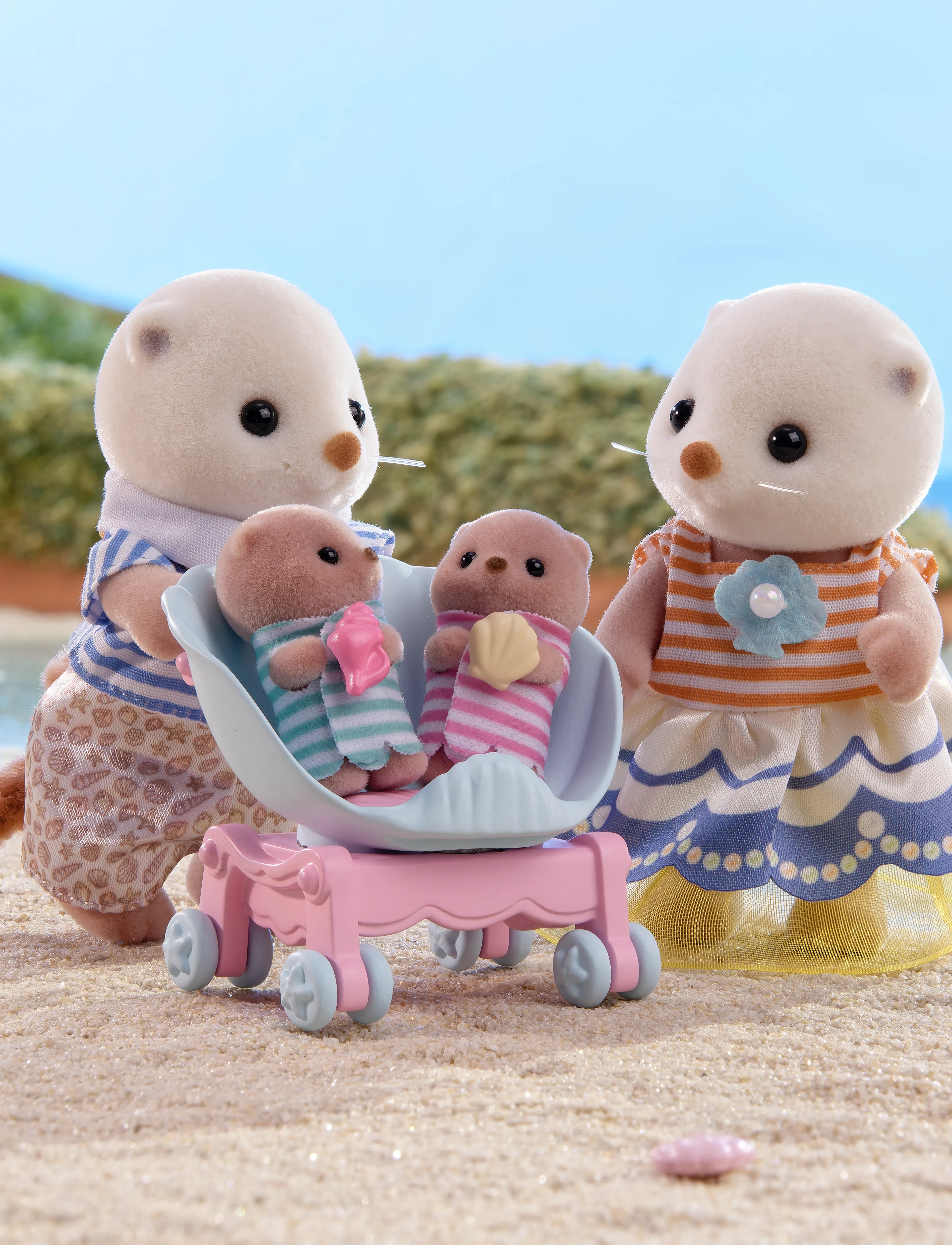 Sylvanian families - Sea Otter Family - legetøjsfigurer & sæt - mixed - 2