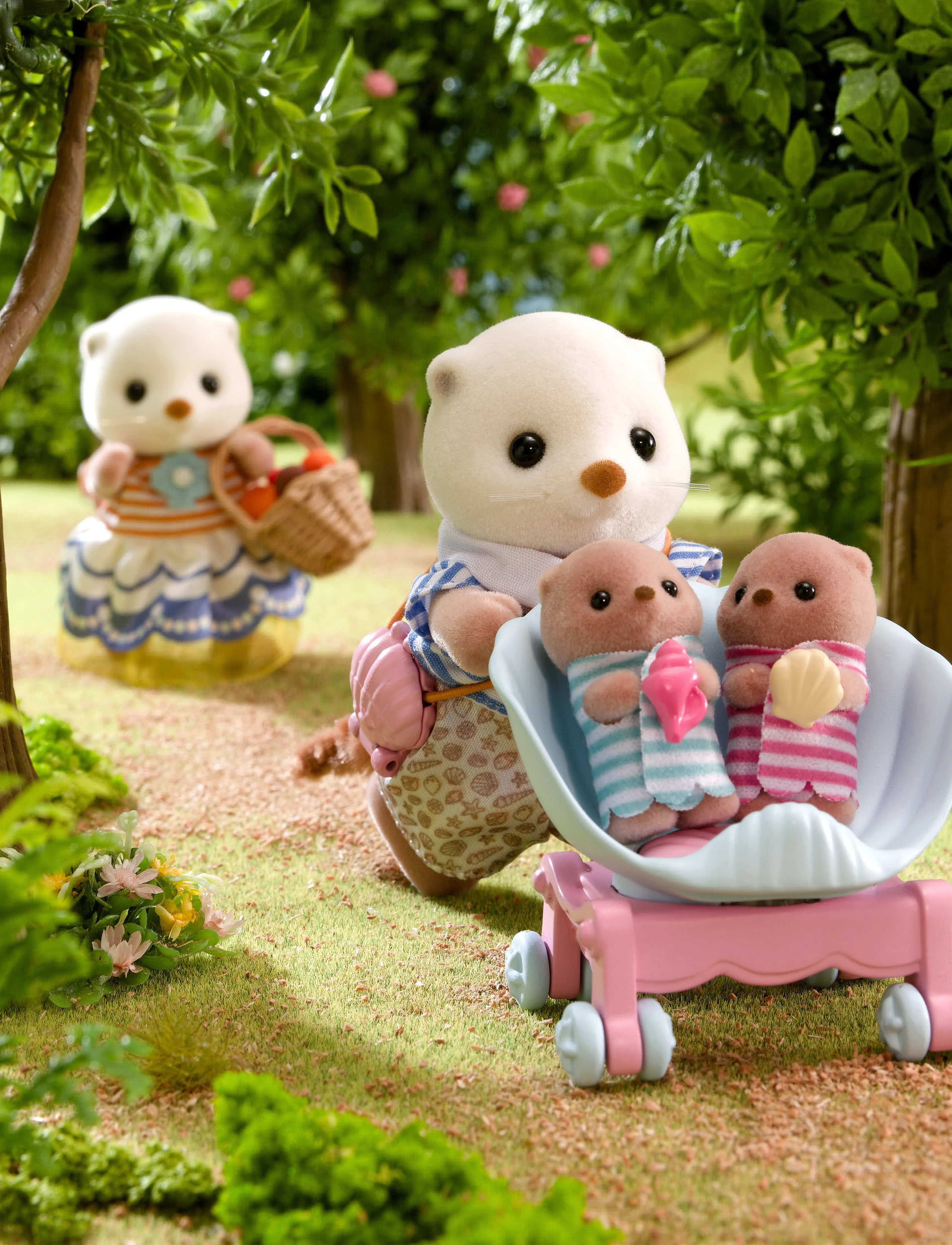 Sylvanian families - Sea Otter Family - legetøjsfigurer & sæt - mixed - 3