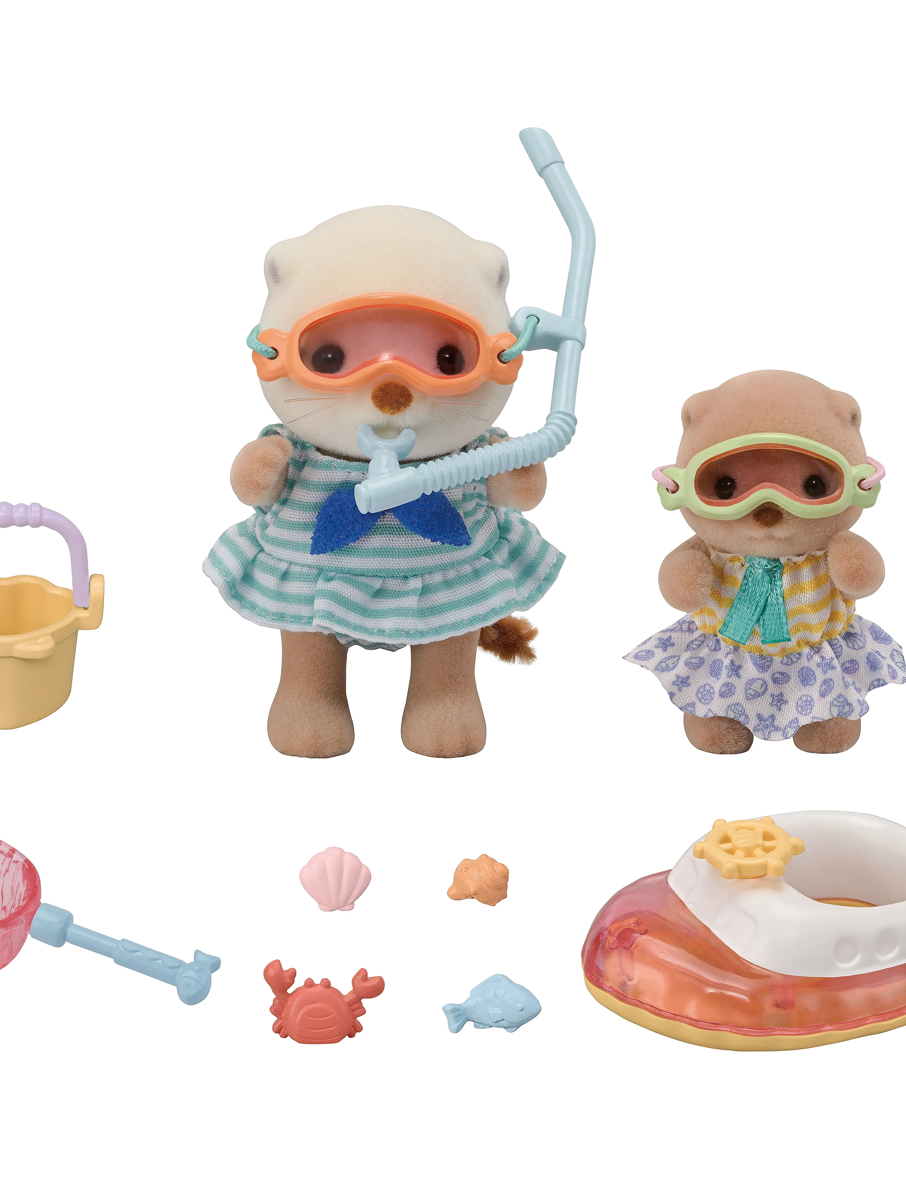 Sylvanian families Sea Otter Sisters-Splashy Snorkel Set-, Børn, Play Sæt, Multi/mønstret, Str: ONE SIZE