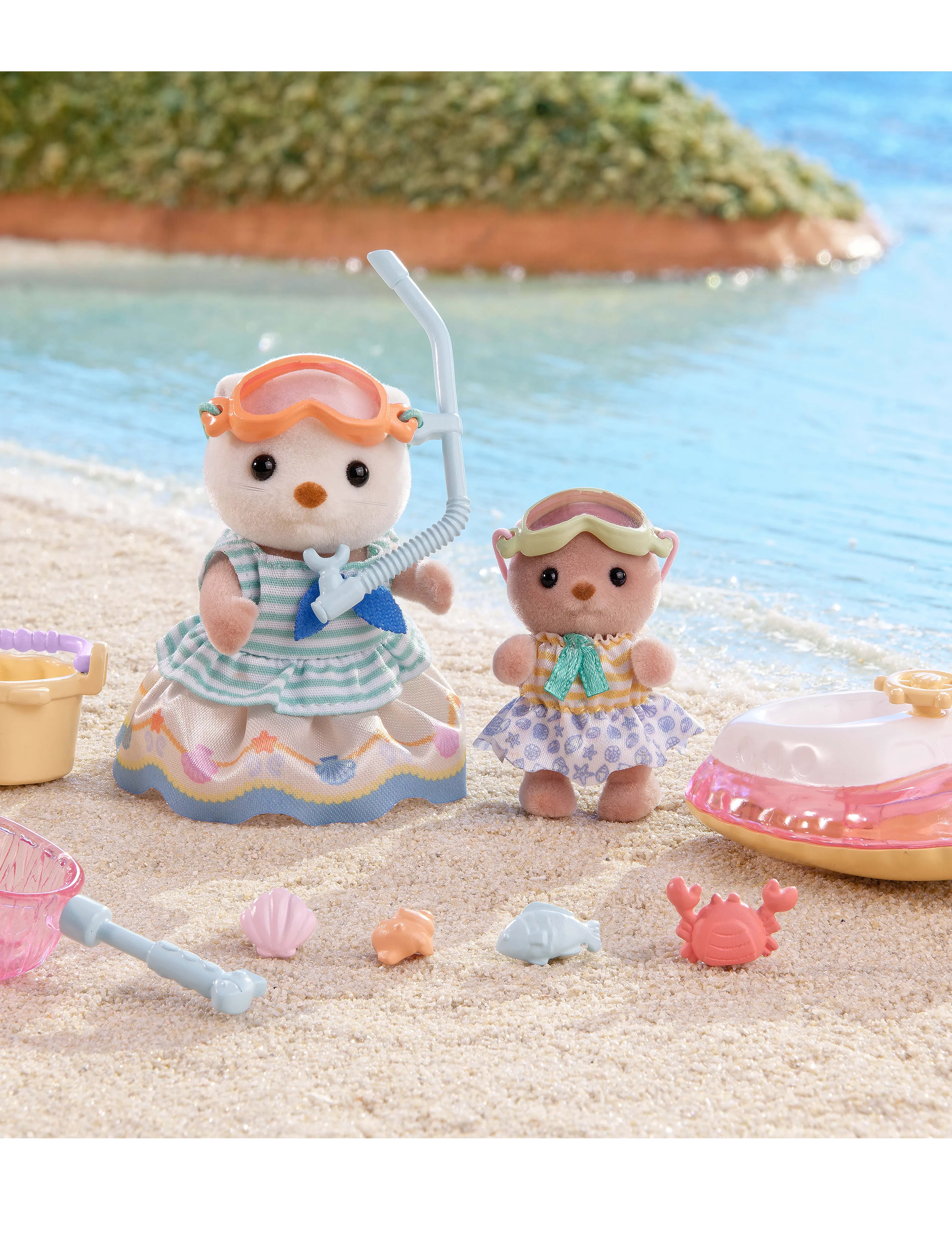 Sylvanian families - Sea Otter Sisters-Splashy Snorkel Set- - legesæt - mixed - 2