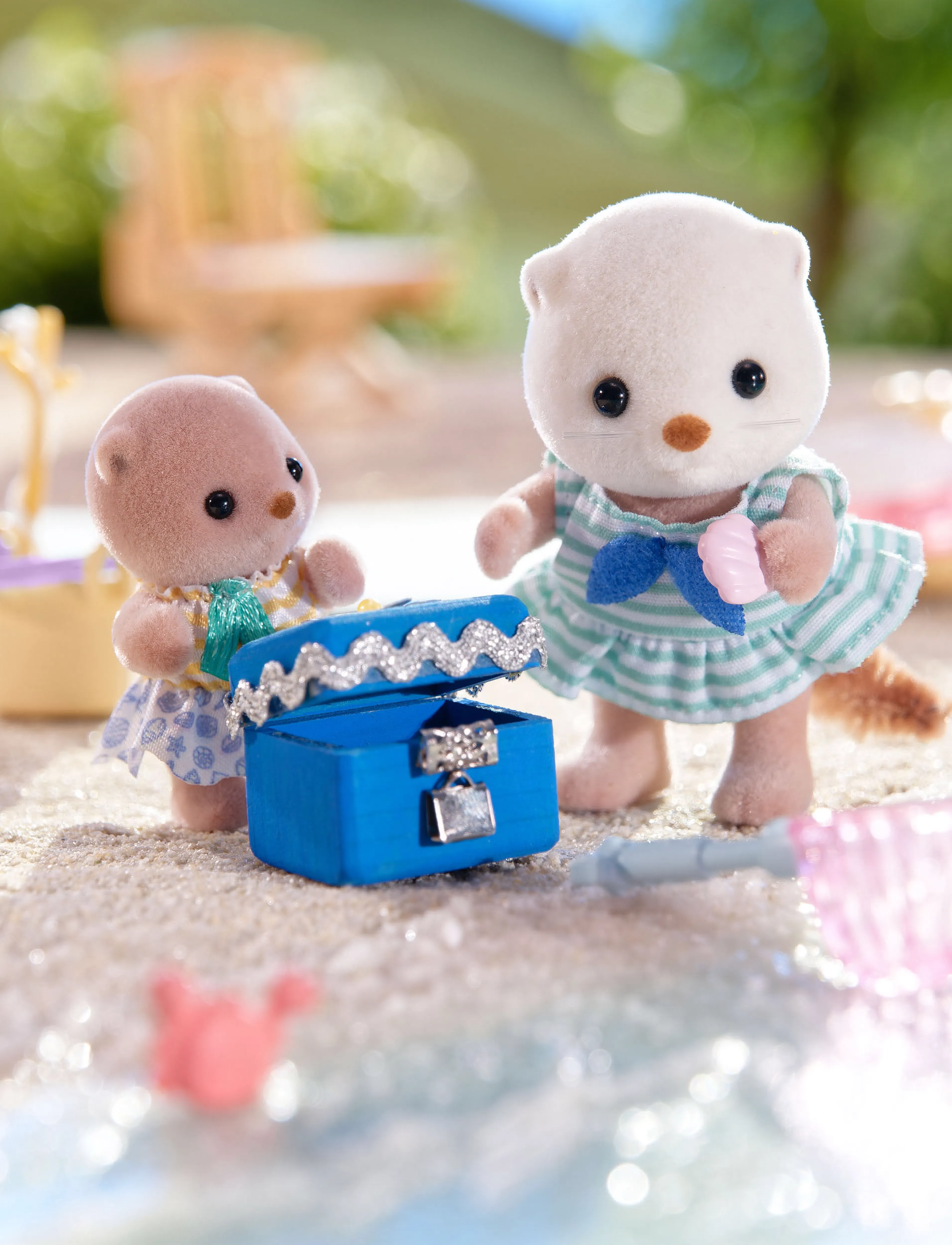 Sylvanian families - Sea Otter Sisters-Splashy Snorkel Set- - legesæt - mixed - 3