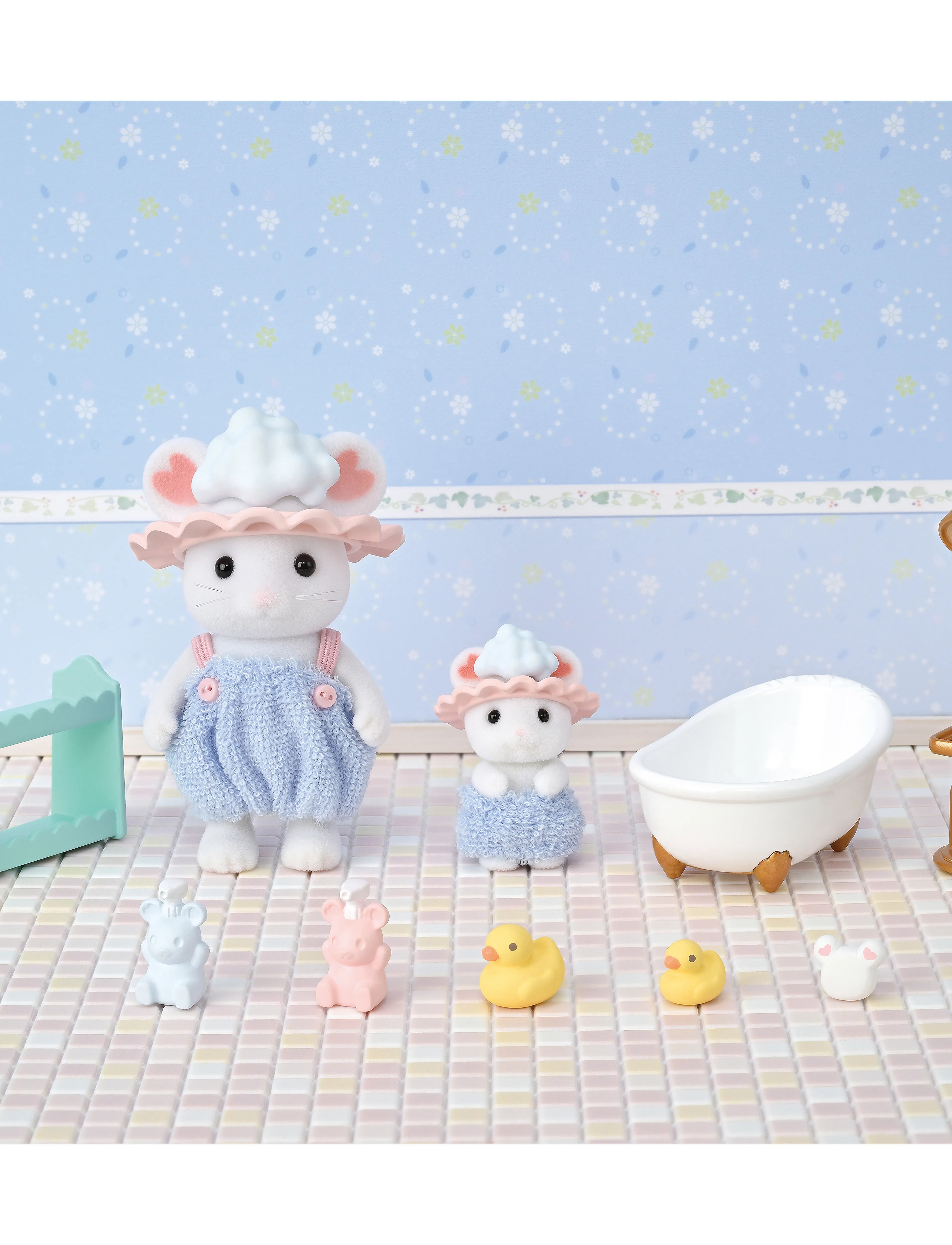 Sylvanian families - Bath Time Bubble Siblings - leikfangasett - mixed - 3