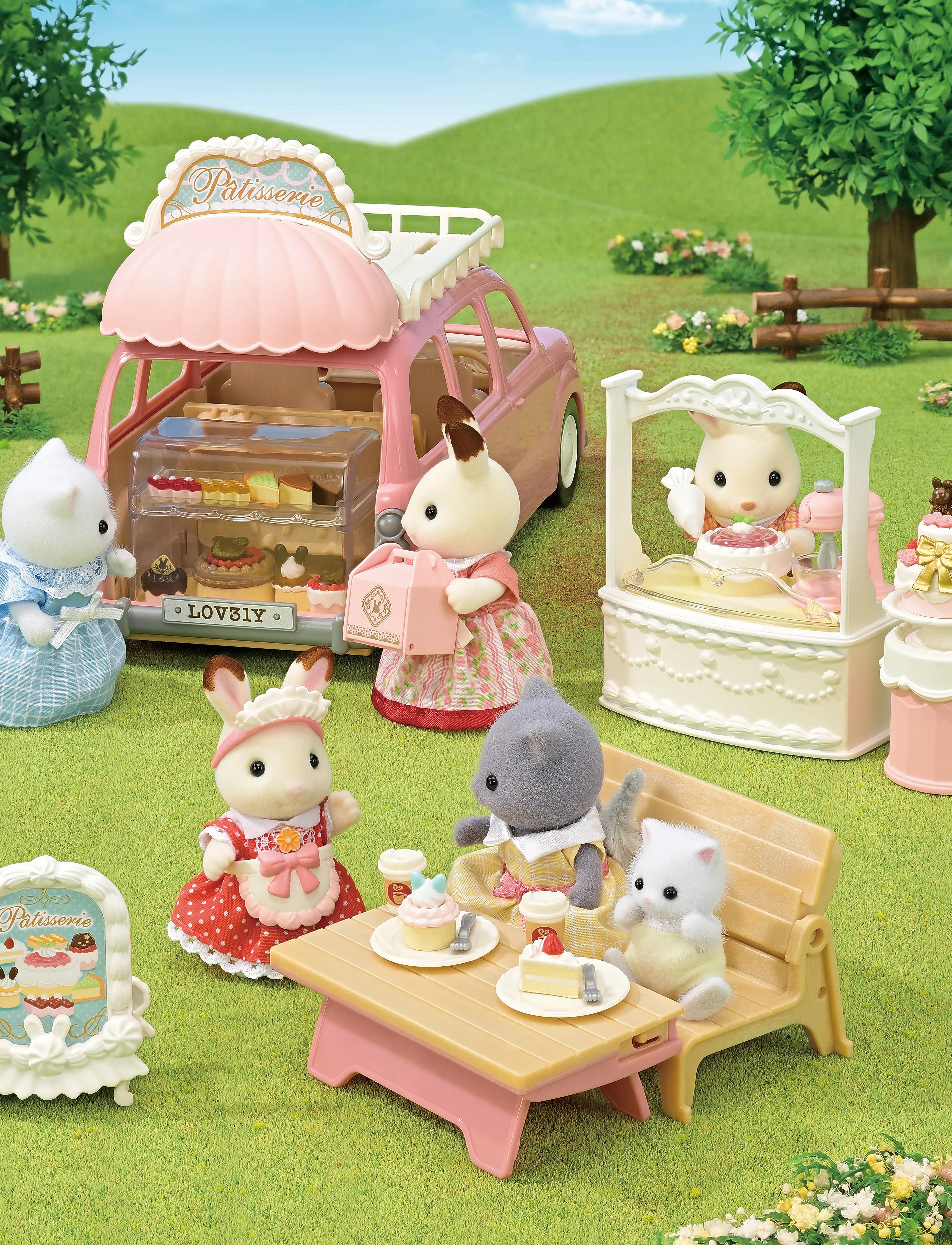 Sylvanian families - Village Cake Shop Starter Set - lekesett - mixed - 2