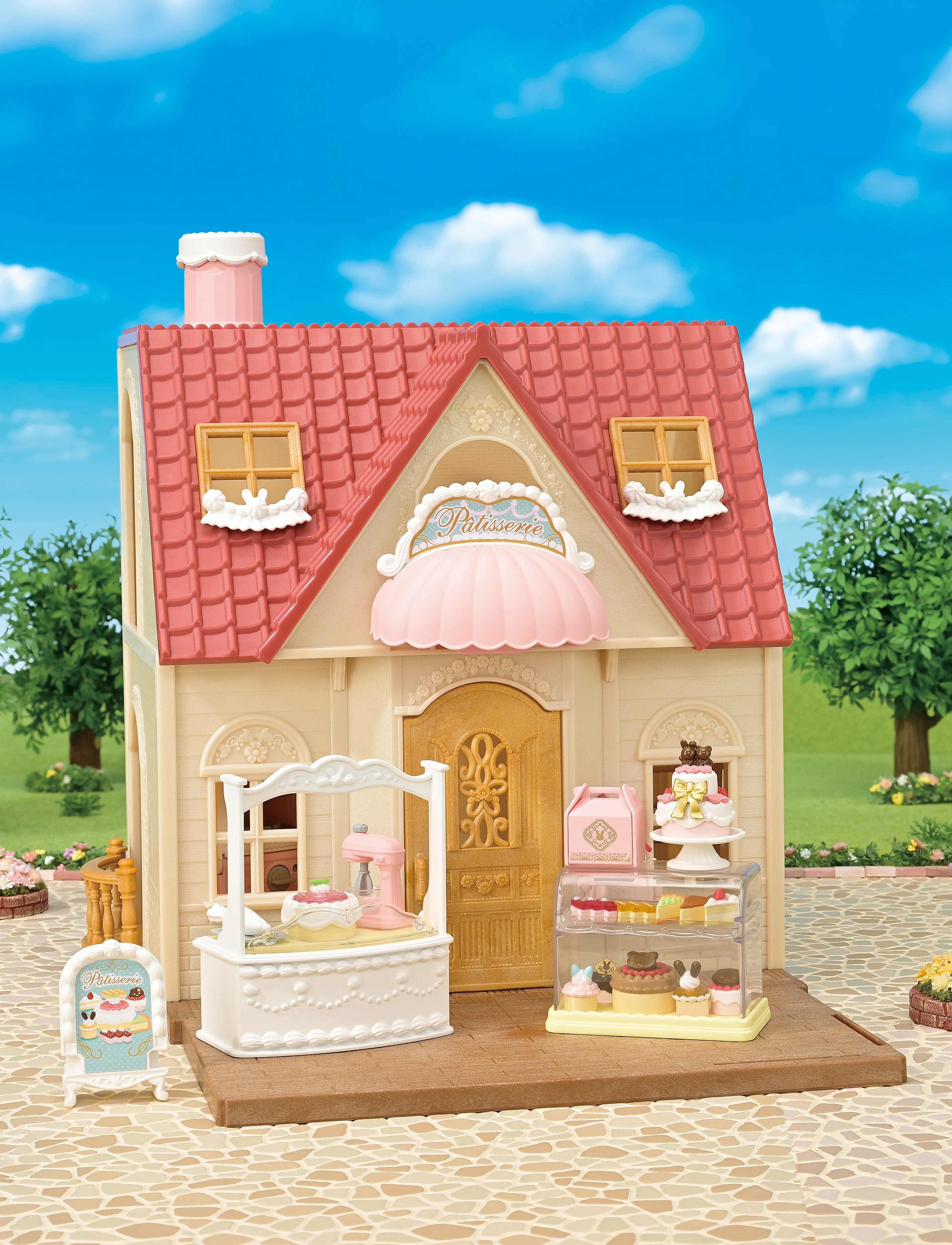 Sylvanian families - Village Cake Shop Starter Set - lekesett - mixed - 3