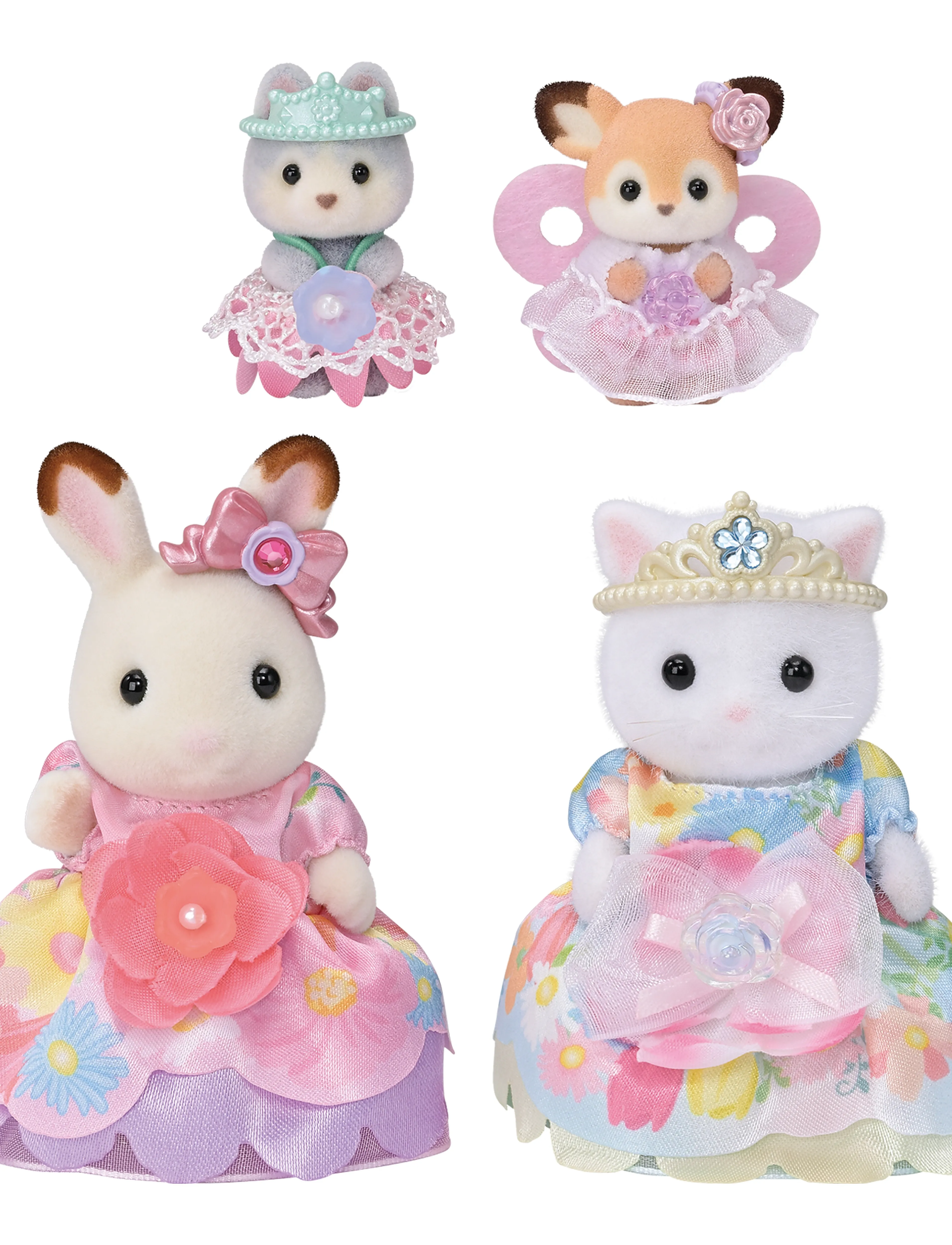 Sylvanian families Flowering Princesses Set, One Size, Multi/patterned, Legesæt Og Actionfigurer > Legesæt, Børn