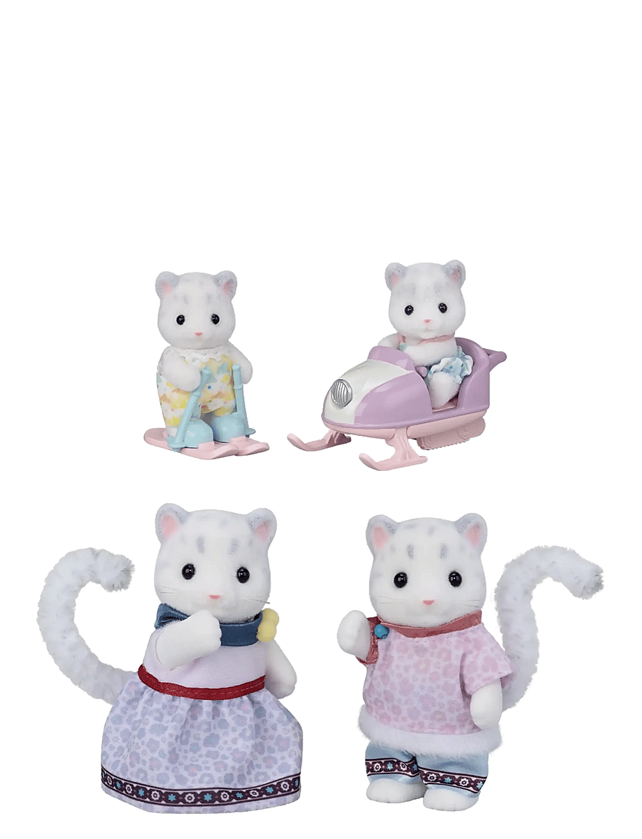 Sylvanian families - Snow Leopard Family - legesæt - mixed - 1