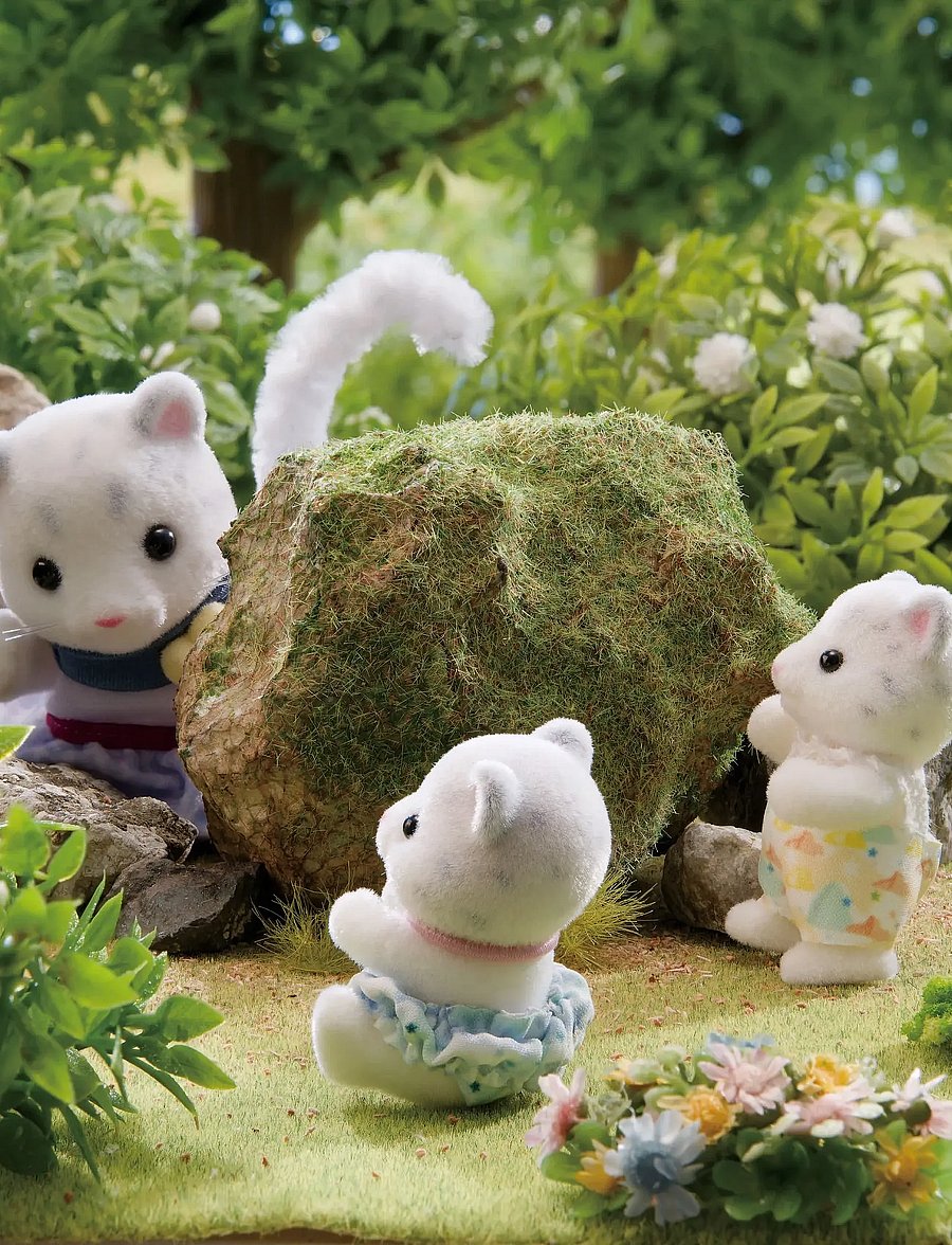 Sylvanian families - Snow Leopard Family - legesæt - mixed - 3