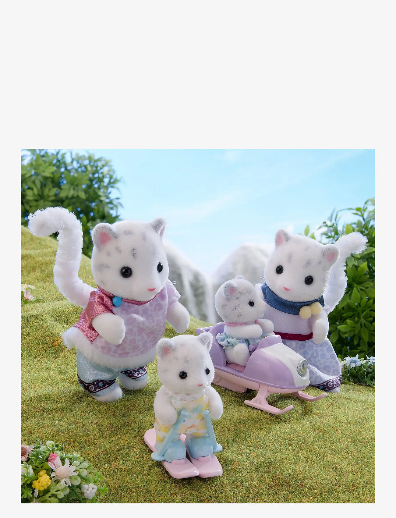 Sylvanian families - Familjen Snöleopard - play sets - mixed - 3