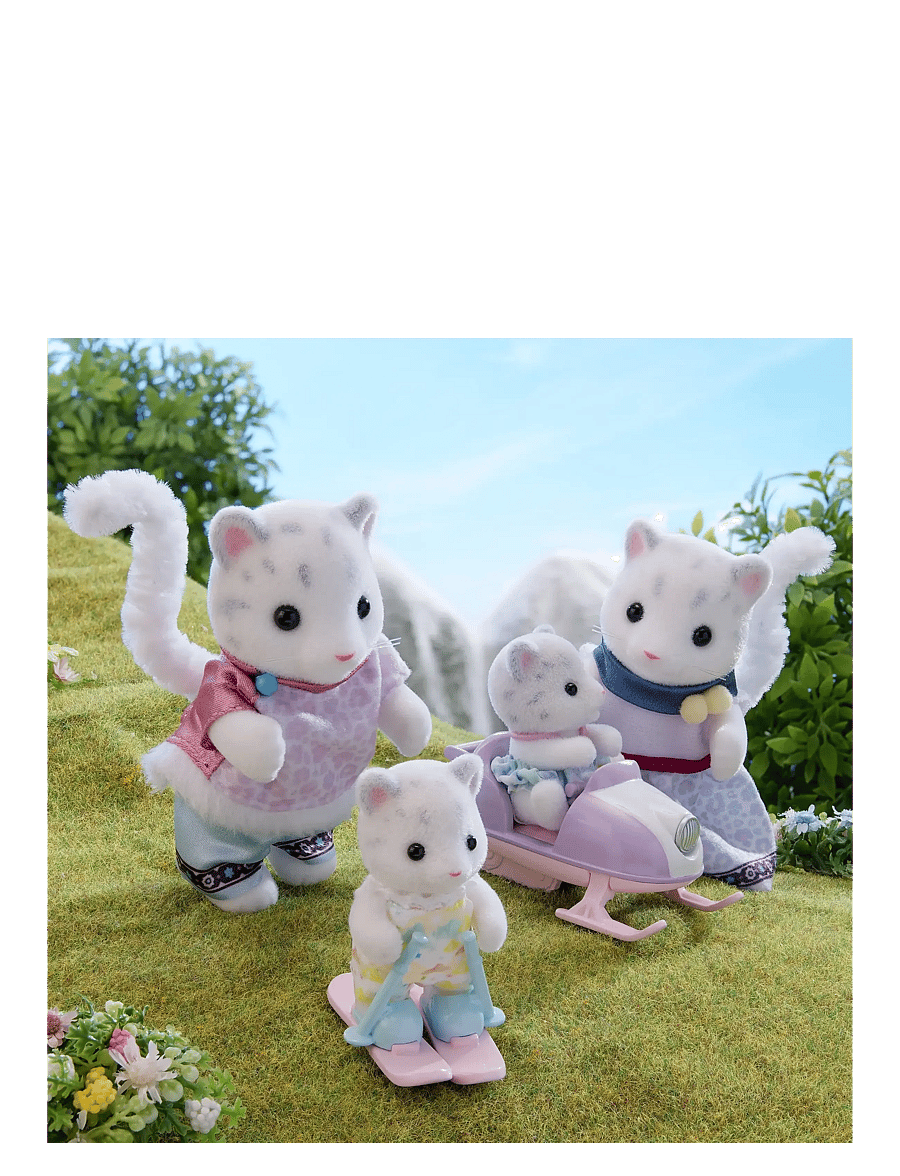 Sylvanian families - Snow Leopard Family - legesæt - mixed - 2