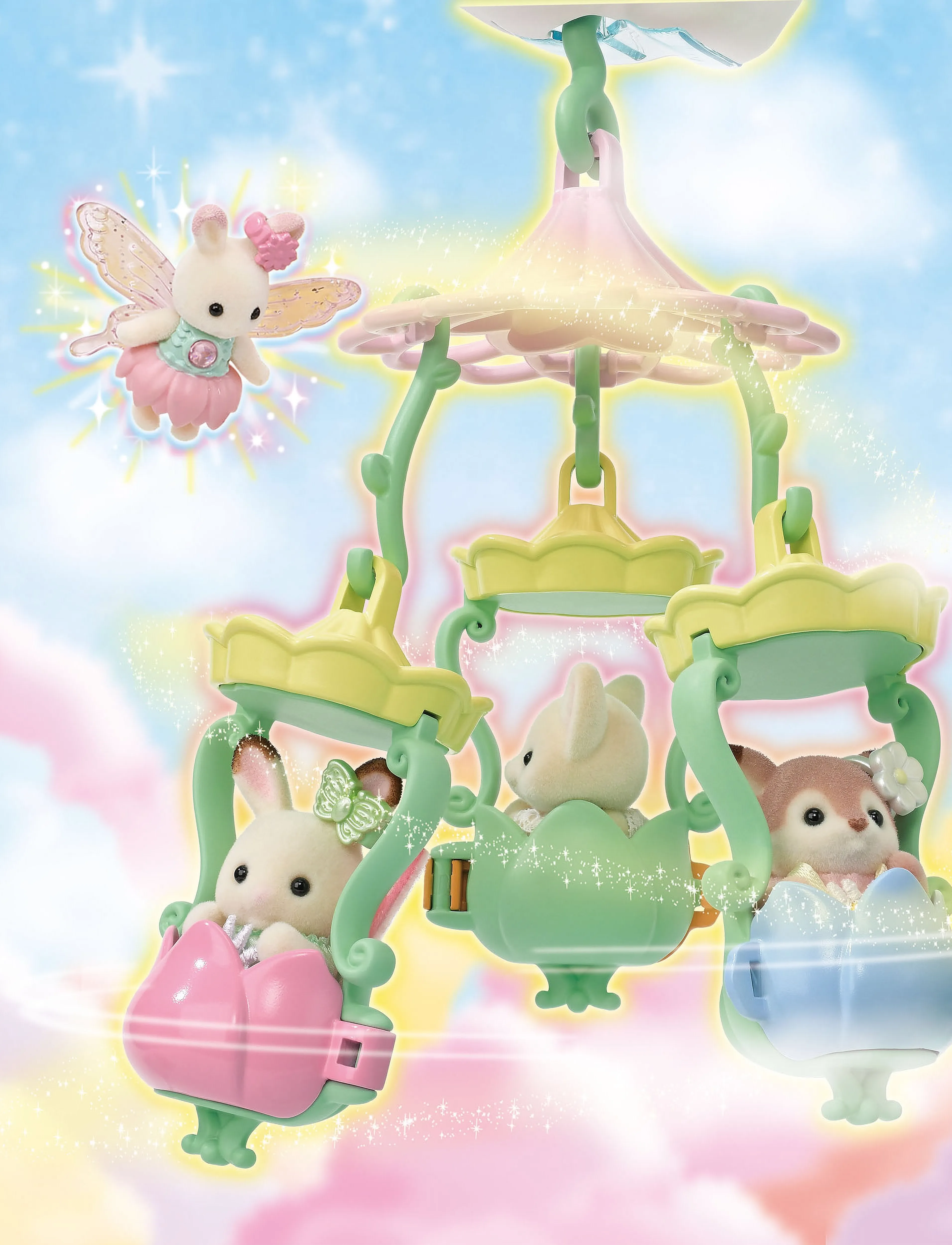 Sylvanian families - Skytop Fairy Castle - legesæt - mixed - 4