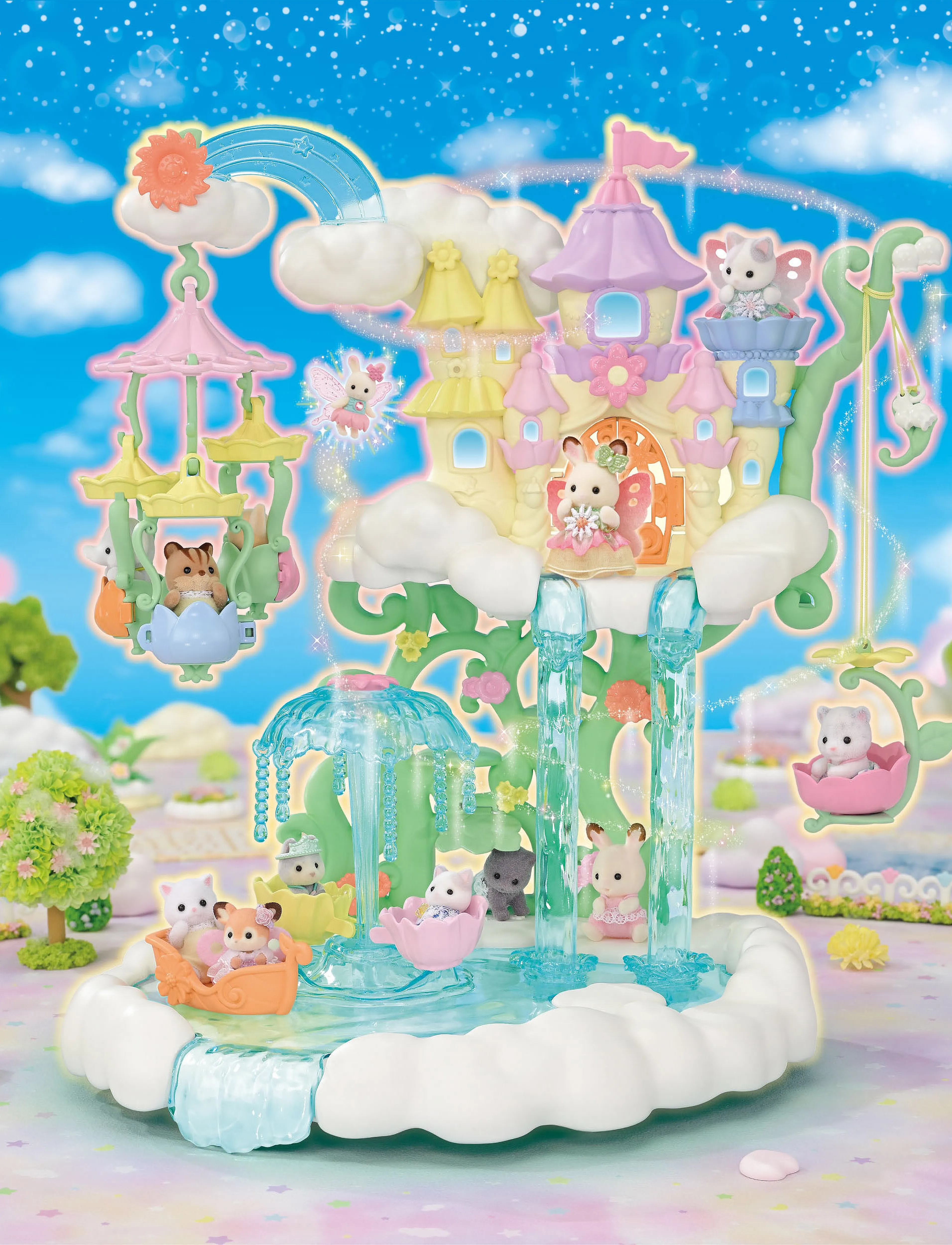 Sylvanian families - Skytop Fairy Castle - legesæt - mixed - 5