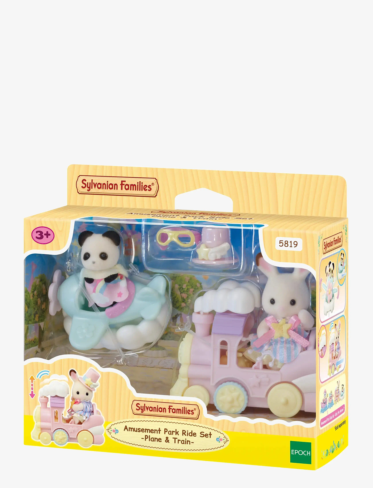 Sylvanian families - Amusement Park Ride Set -Plane & Train- - legesæt - mixed - 1