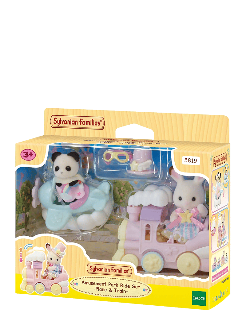 Sylvanian families - Amusement Park Ride Set -Plane & Train- - legesæt - mixed - 1