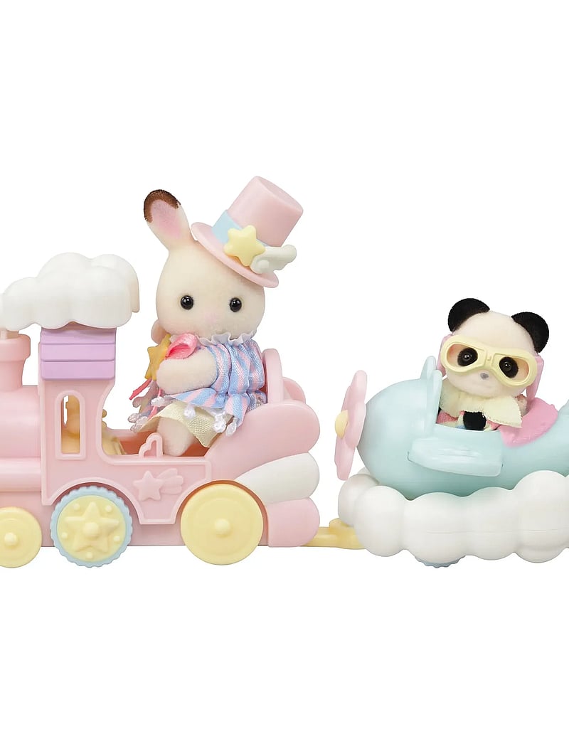 Sylvanian families - Amusement Park Ride Set -Plane & Train- - legesæt - mixed - 3