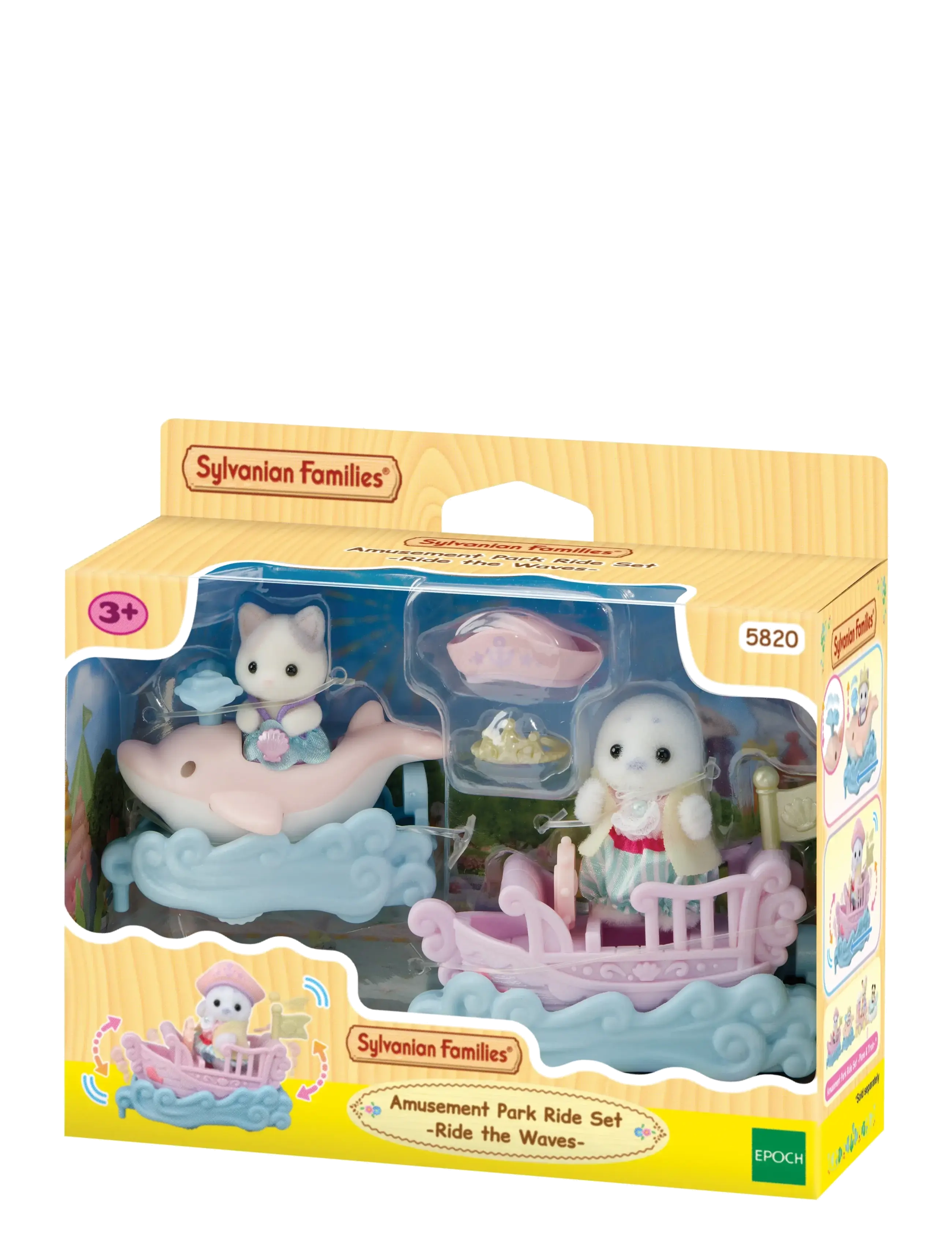 Sylvanian families Nöjesparken båt & vagn - 4 for 3 - MIXED / pink/rose